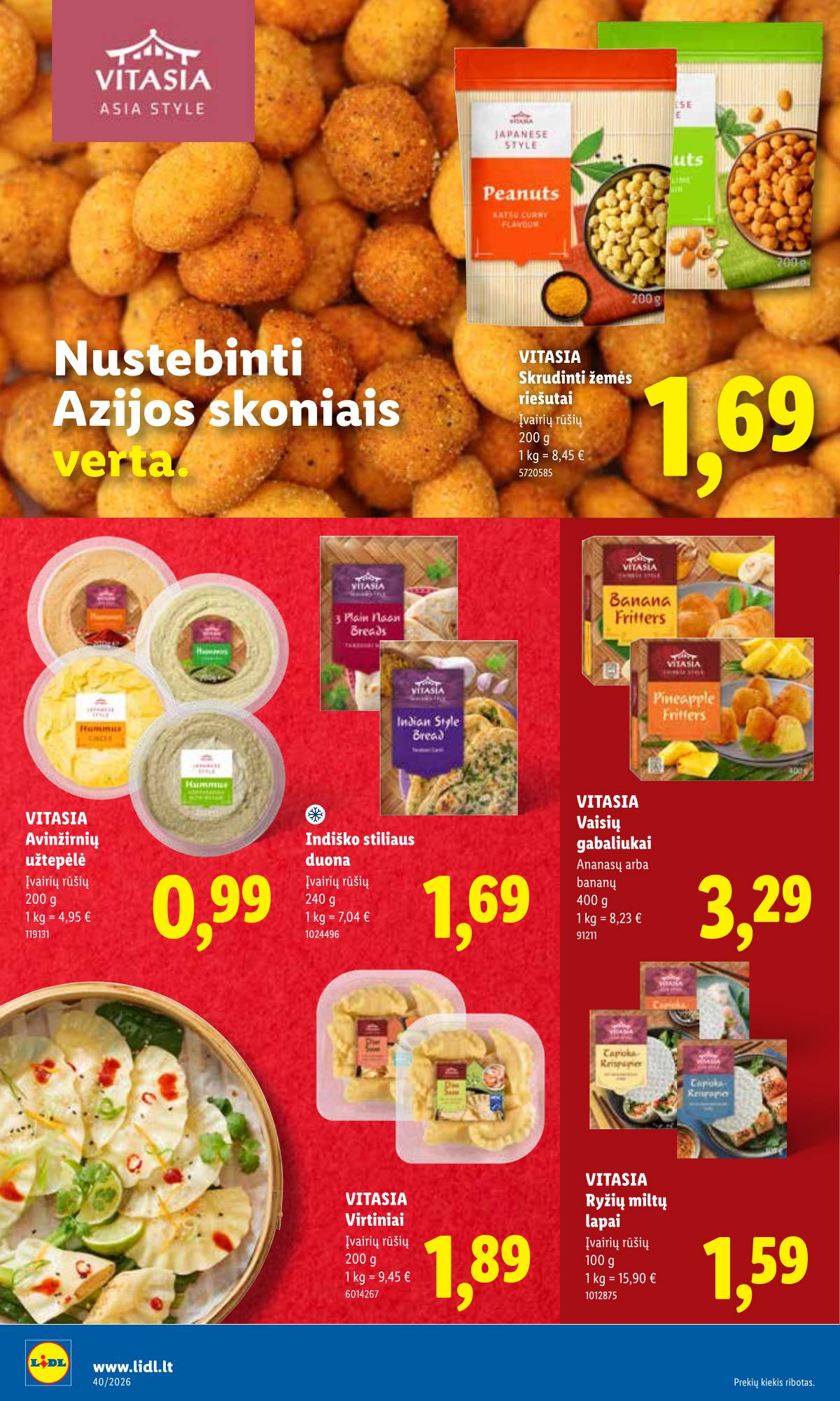 Lidl - LIDL SAVAITĖS Maisto prekių akcijų leidinys 34 puslapis