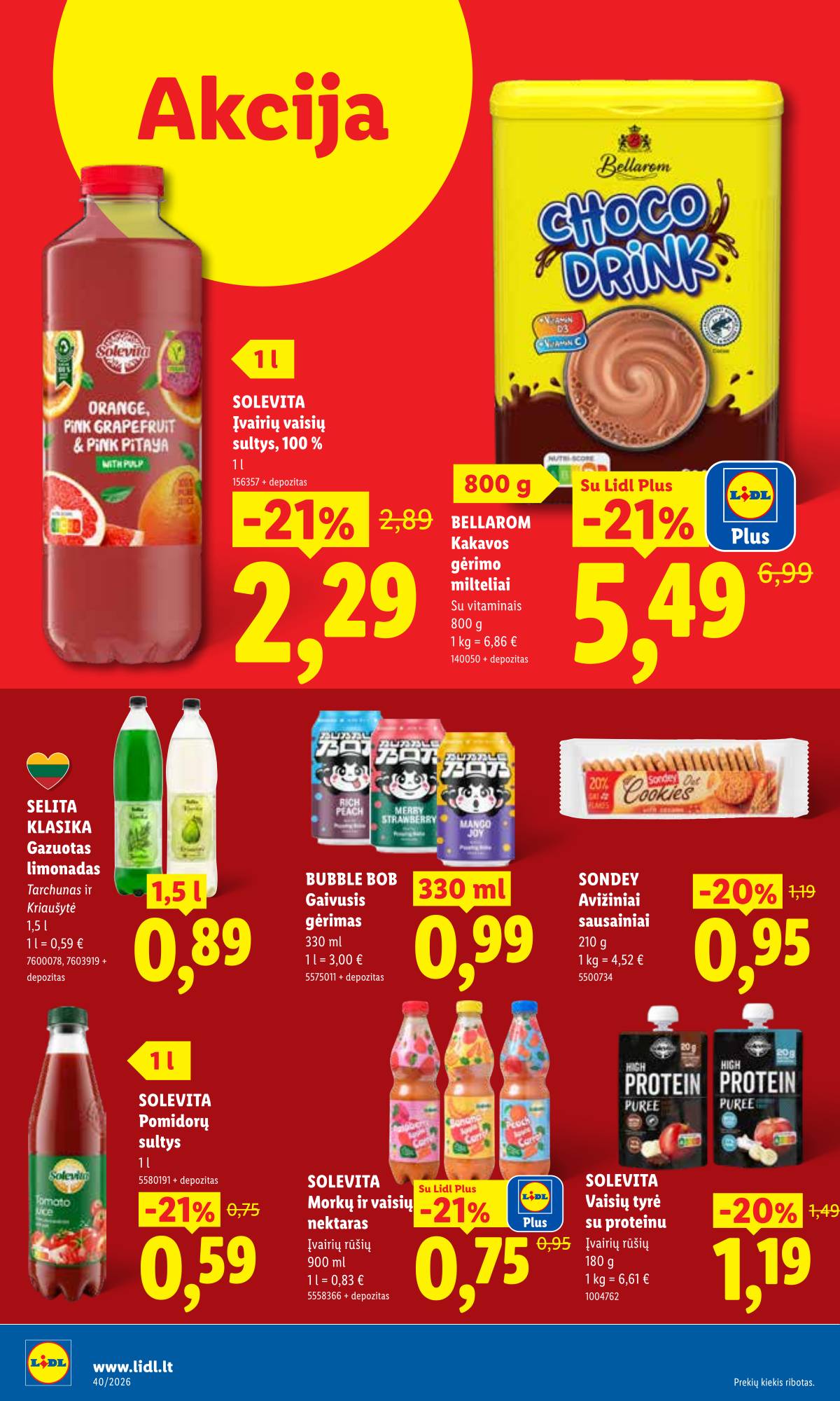 Lidl - LIDL SAVAITĖS Maisto prekių akcijų leidinys 36 puslapis