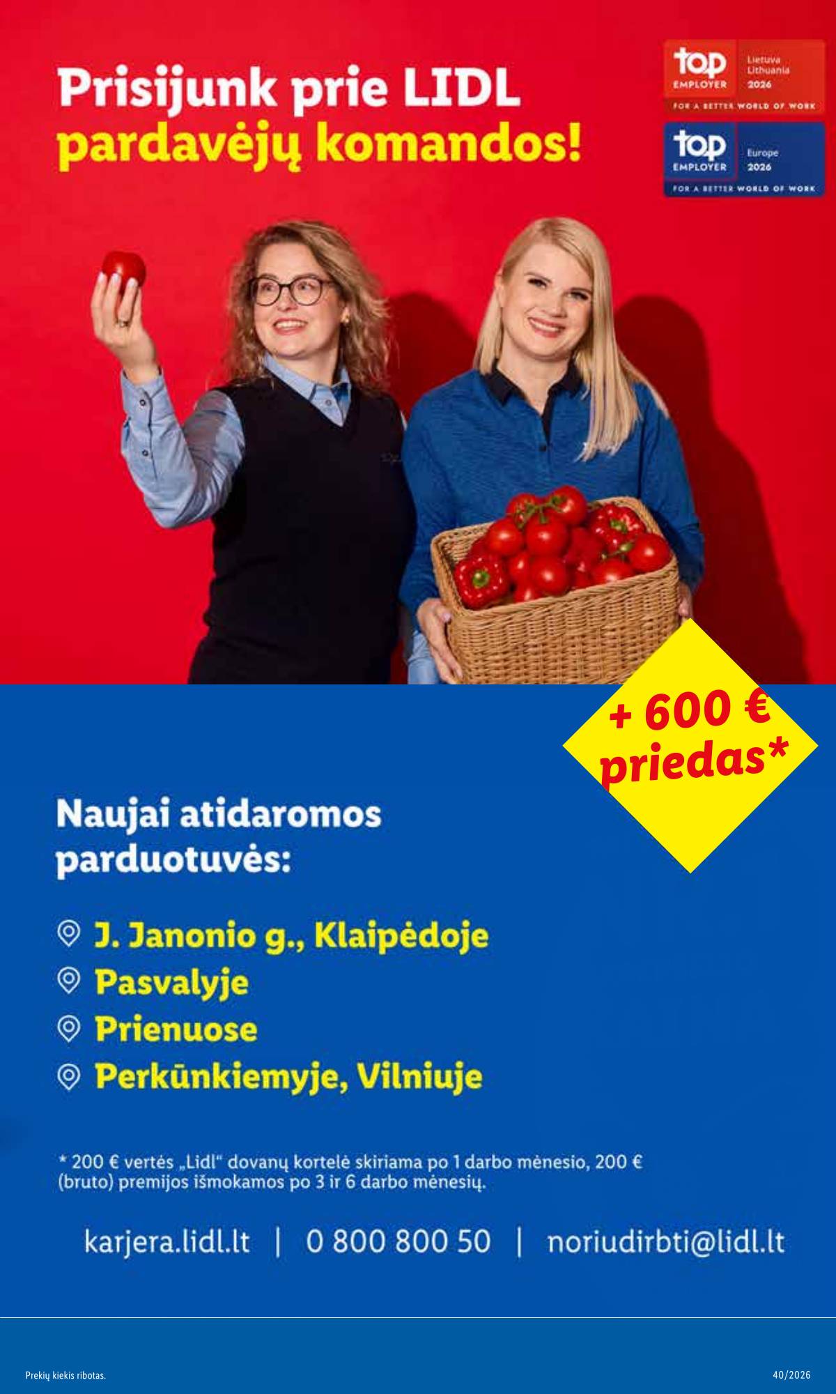 Lidl - LIDL SAVAITĖS Maisto prekių akcijų leidinys 41 puslapis