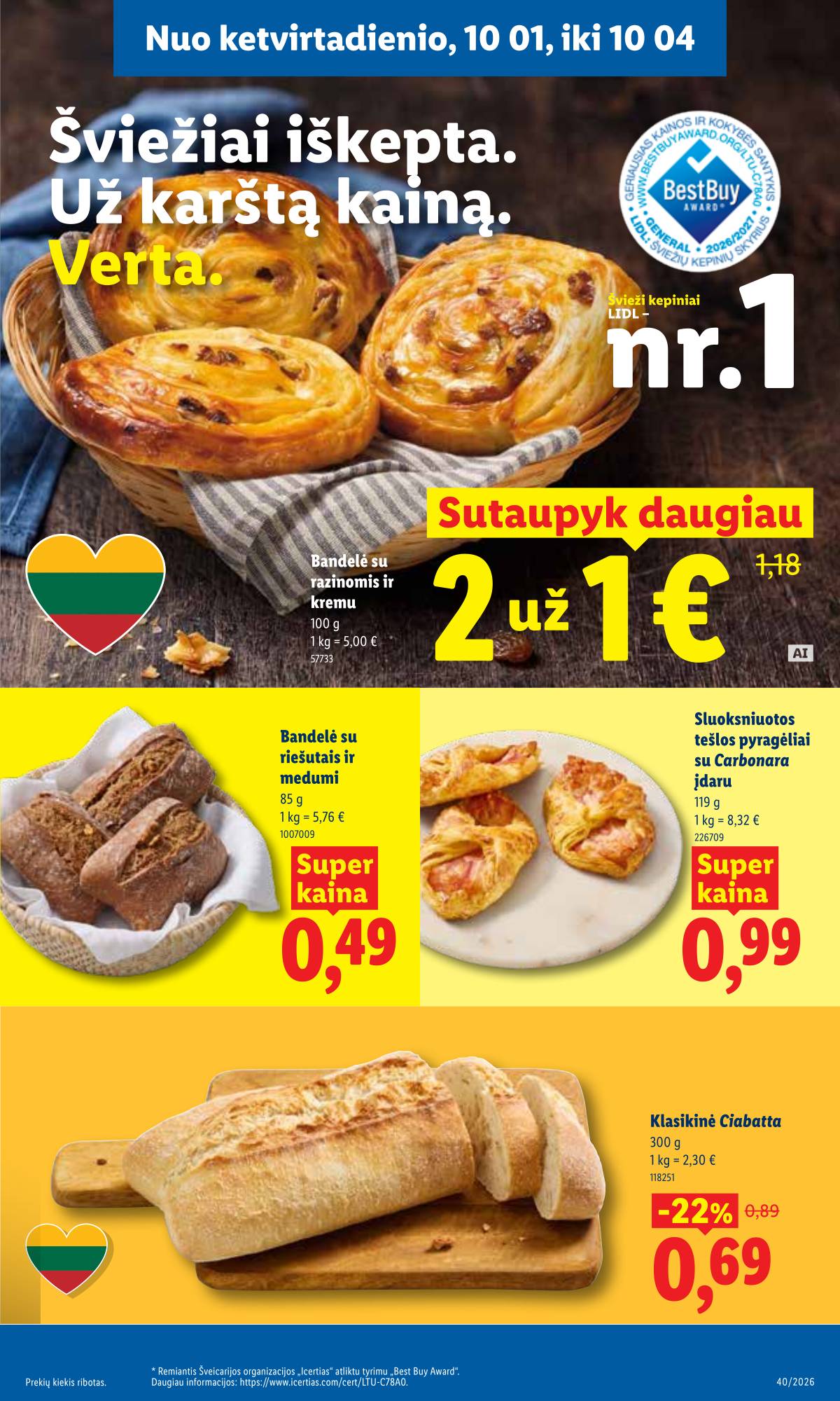 Lidl - LIDL SAVAITĖS Maisto prekių akcijų leidinys 43 puslapis