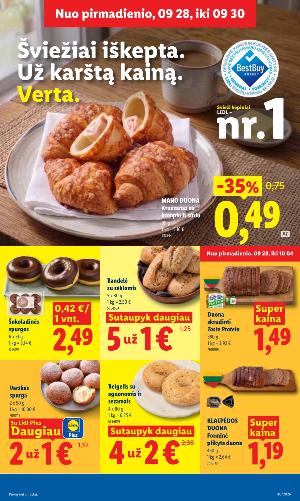 Lidl - LIDL SAVAITĖS Maisto prekių akcijų leidinys 5 puslapis