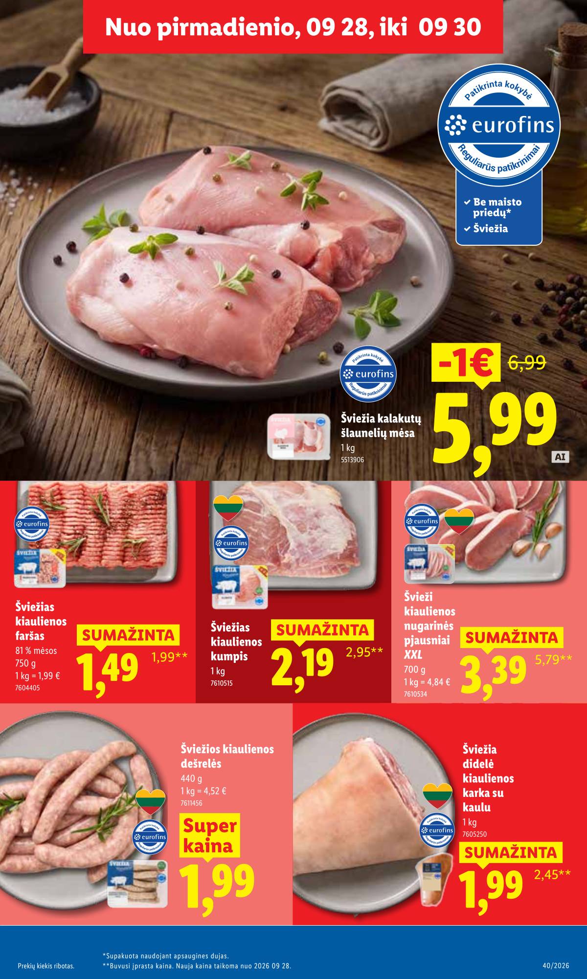 Lidl - LIDL SAVAITĖS Maisto prekių akcijų leidinys 7 puslapis