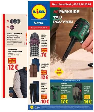 Lidl - LIDL Ne maisto prekių akcijų leidinys 2026-09-28 – 2026-10-04