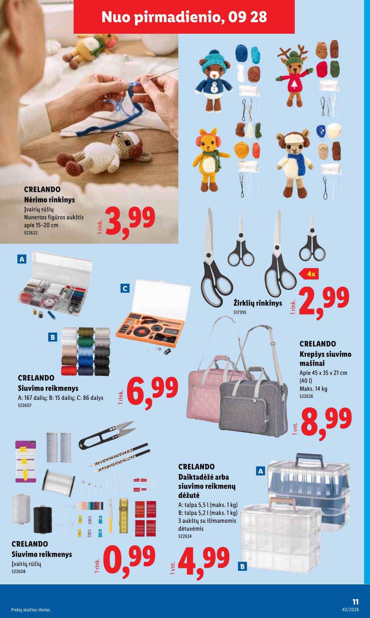 Lidl - LIDL Ne maisto prekių akcijų leidinys 11 puslapis