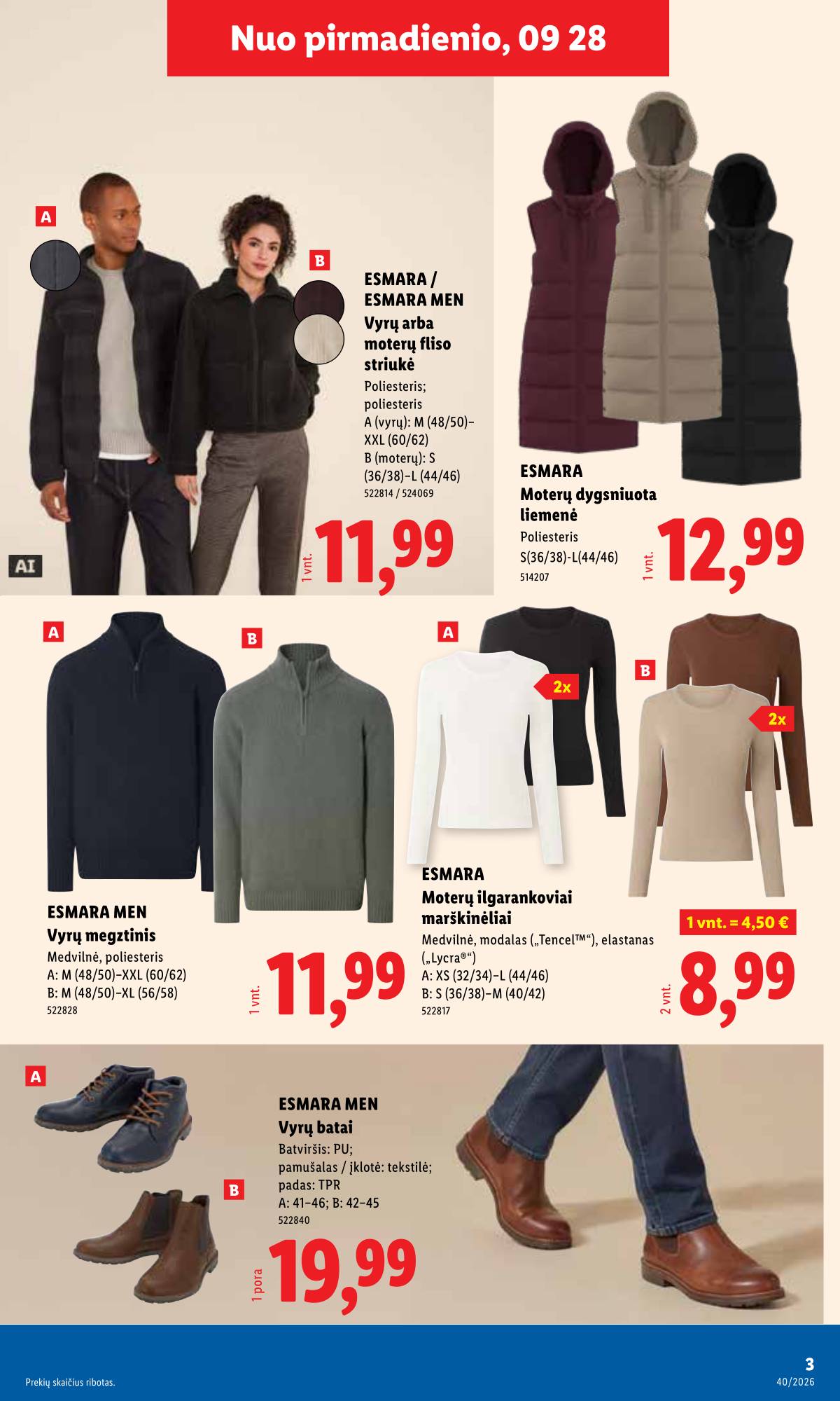 Lidl - LIDL Ne maisto prekių akcijų leidinys 3 puslapis