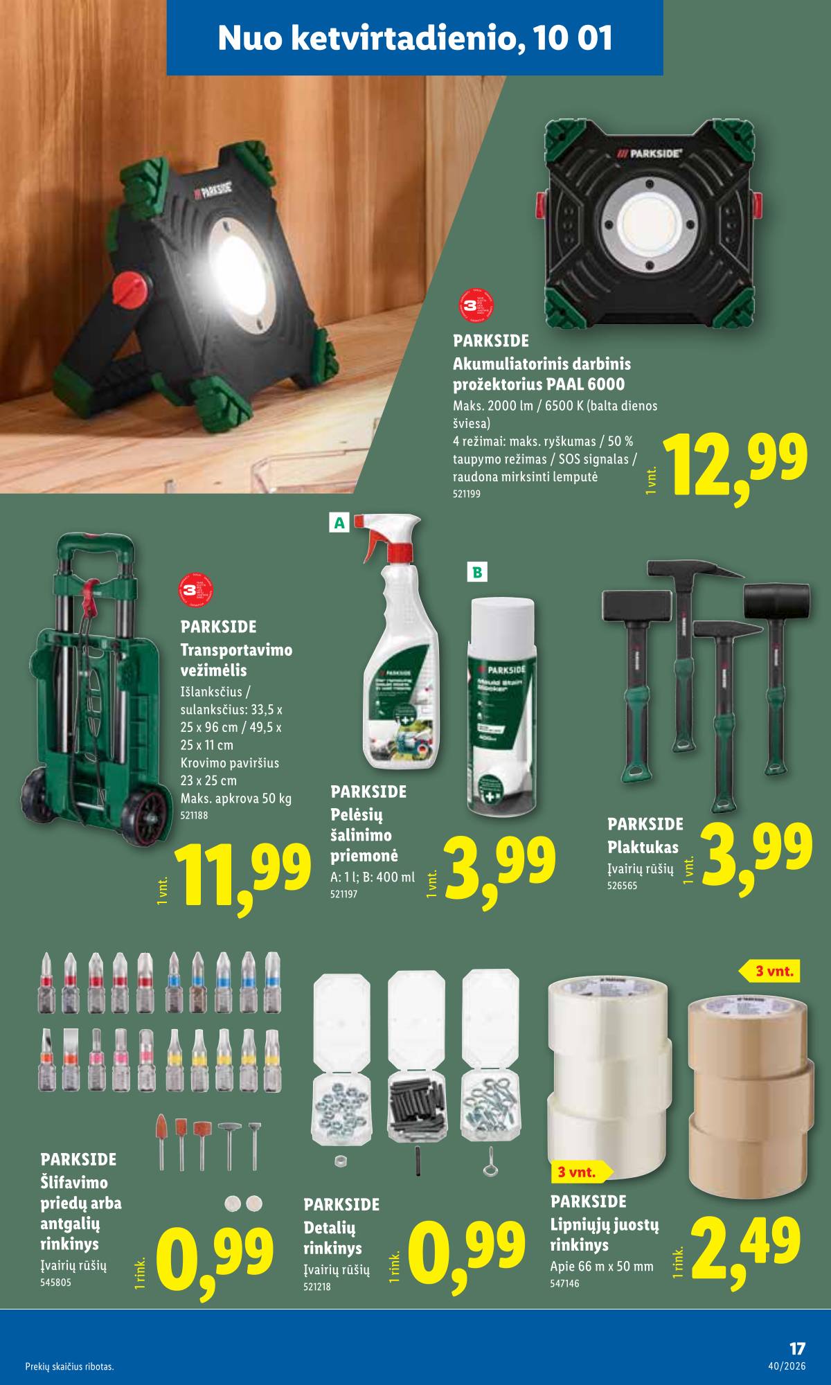 Lidl - LIDL Ne maisto prekių akcijų leidinys 17 puslapis