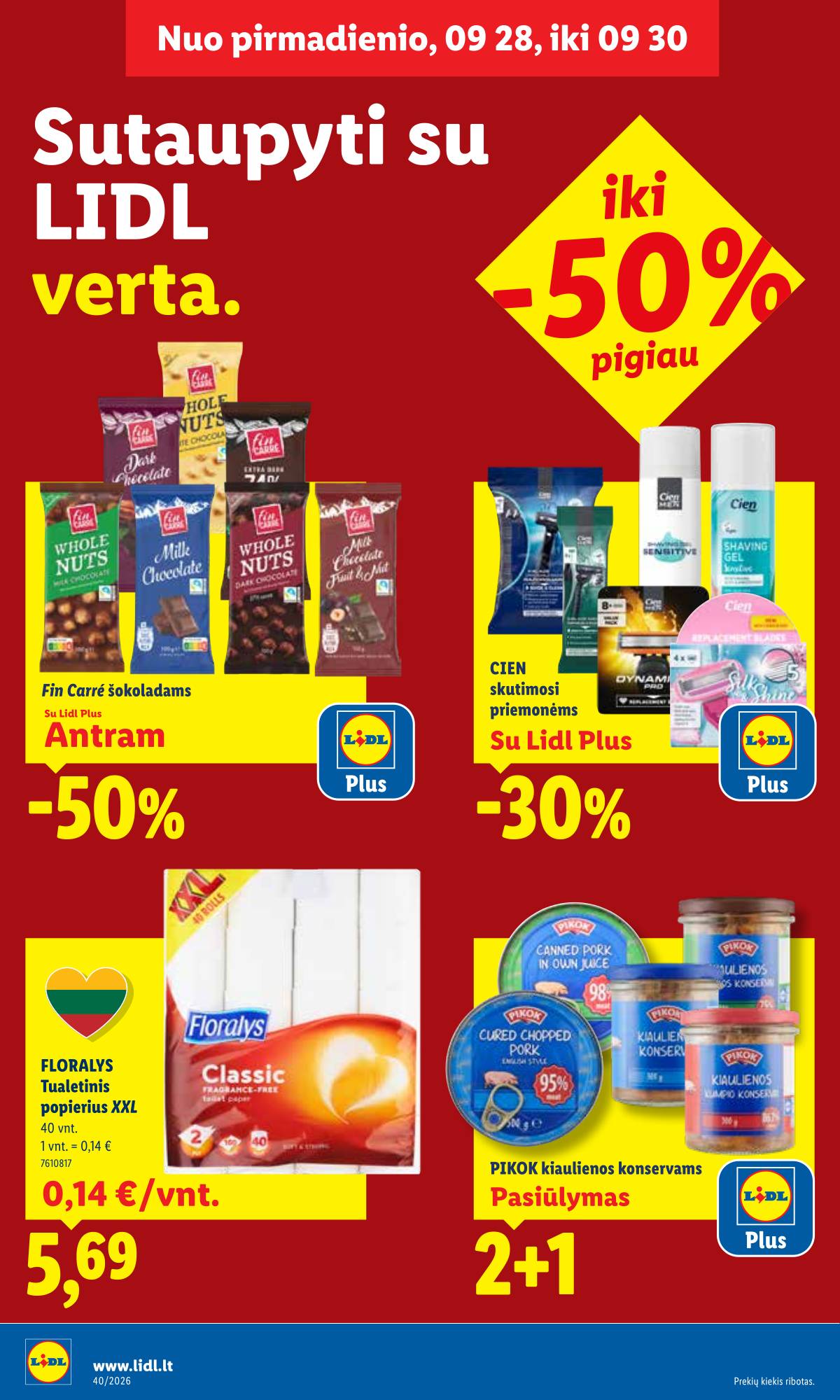 Lidl - LIDL SAVAITĖS Maisto prekių akcijų leidinys 2 puslapis