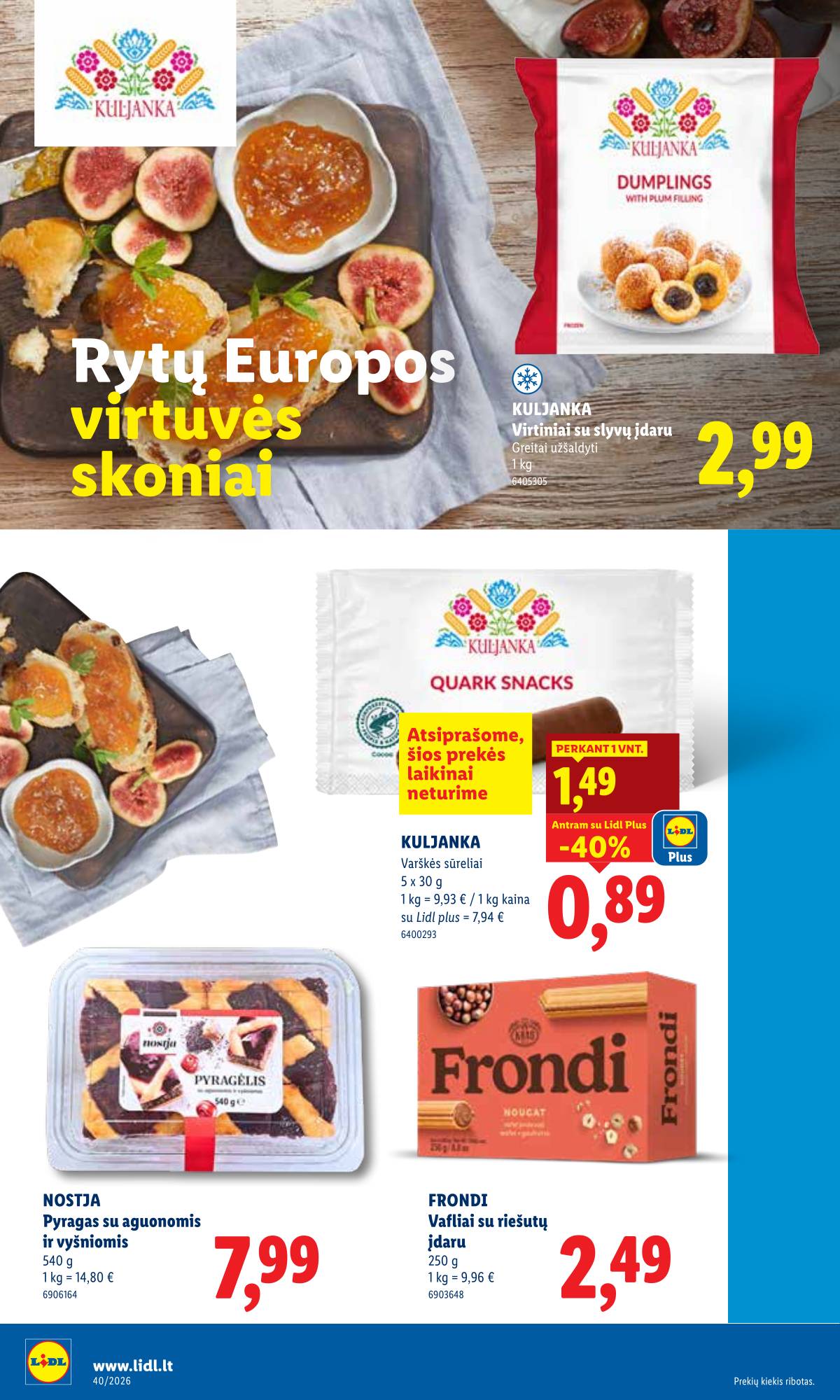 Lidl - LIDL SAVAITĖS Maisto prekių akcijų leidinys 24 puslapis