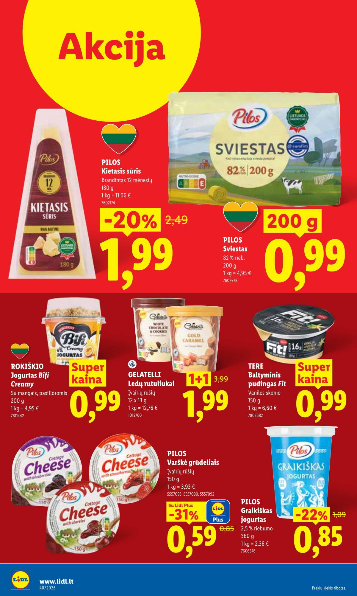 Lidl - LIDL SAVAITĖS Maisto prekių akcijų leidinys 38 puslapis