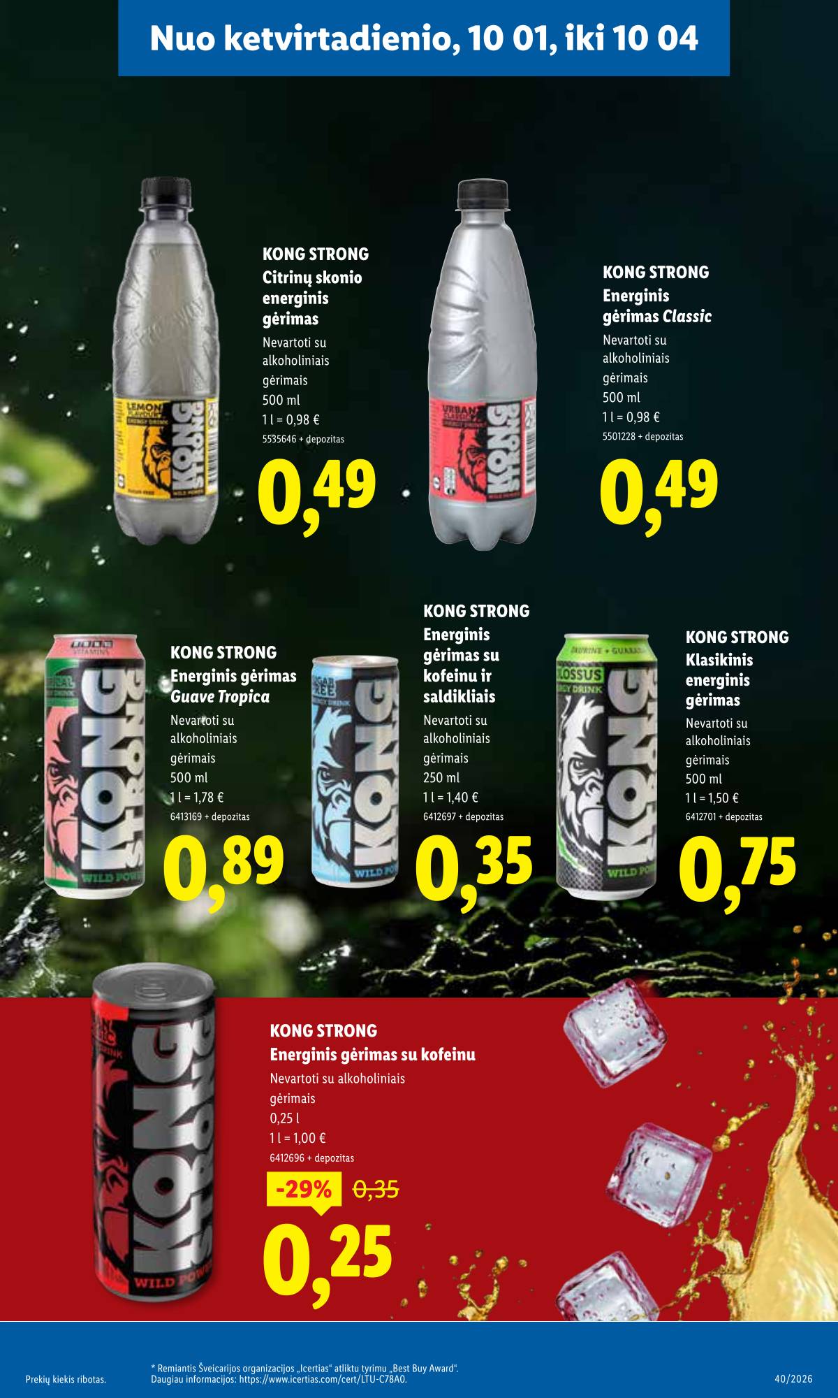 Lidl - LIDL SAVAITĖS Maisto prekių akcijų leidinys 45 puslapis