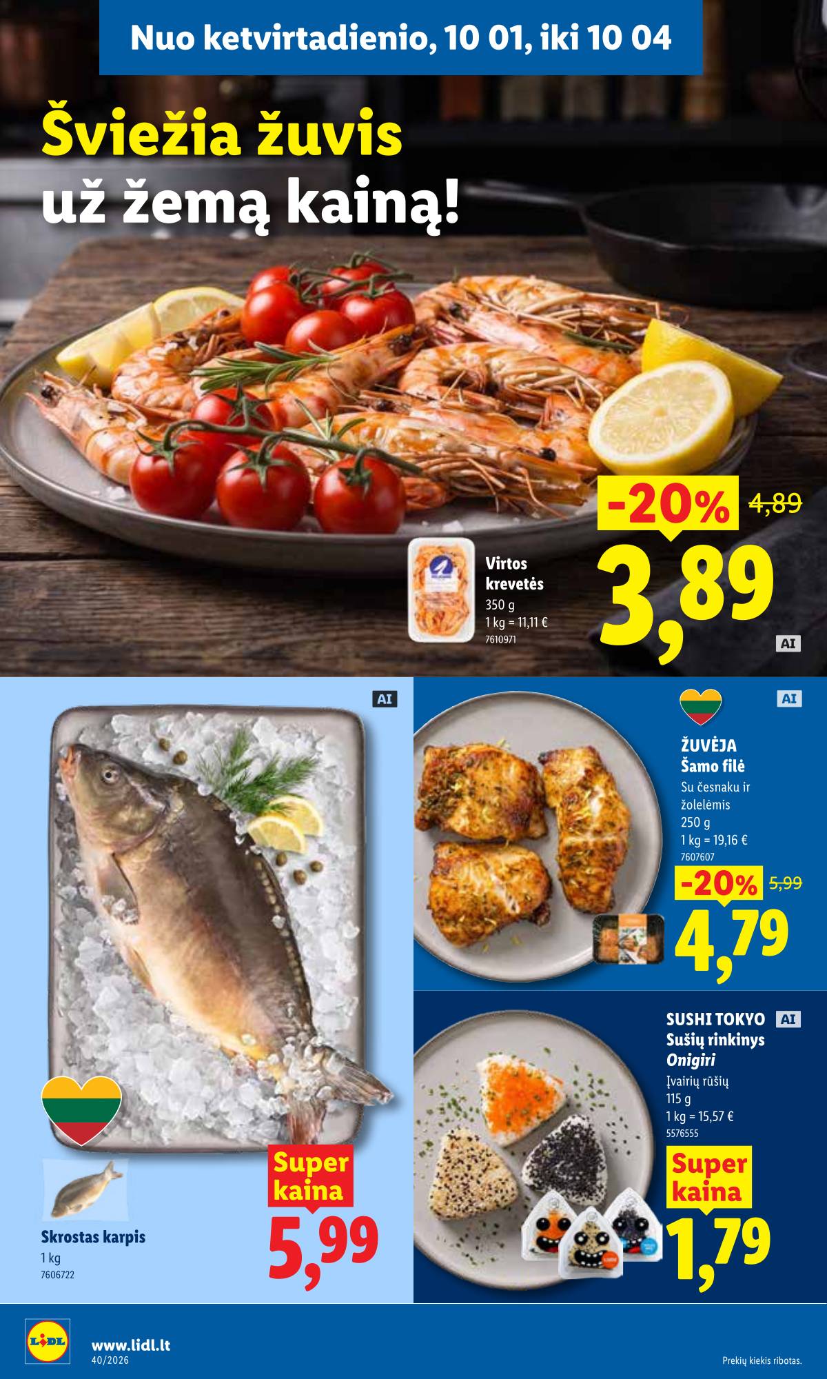 Lidl - LIDL SAVAITĖS Maisto prekių akcijų leidinys 48 puslapis