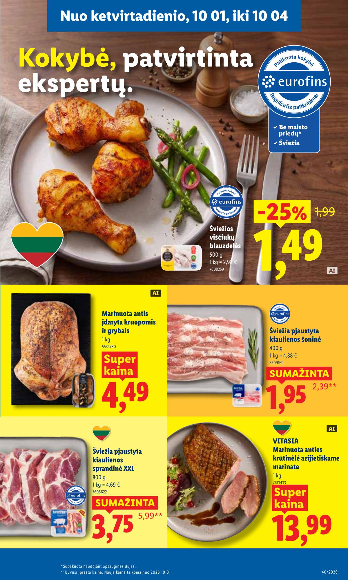 Lidl - LIDL SAVAITĖS Maisto prekių akcijų leidinys 49 puslapis