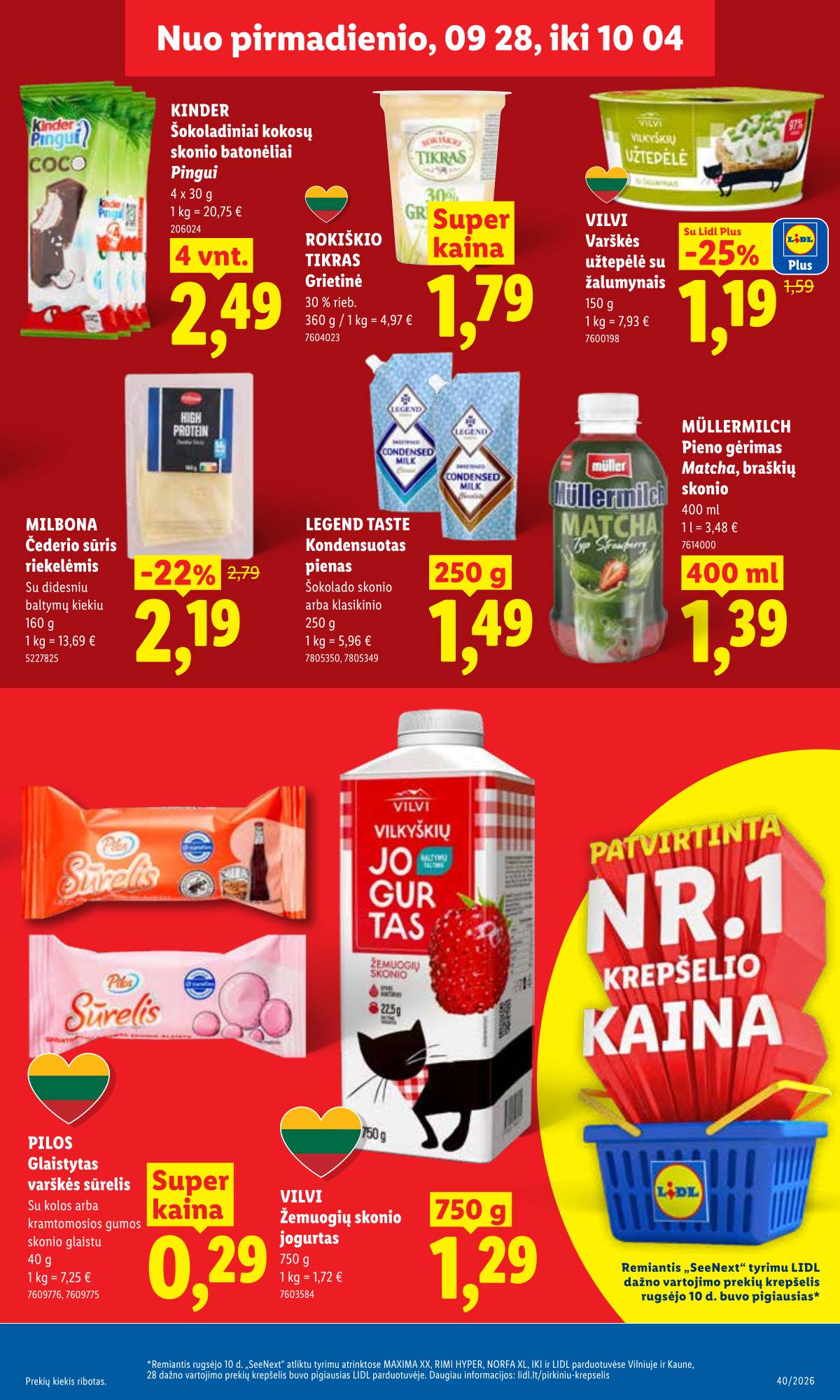 Lidl - LIDL SAVAITĖS Maisto prekių akcijų leidinys 9 puslapis