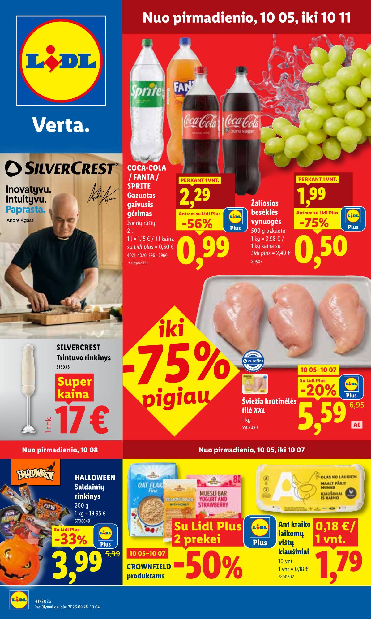 Lidl - LIDL SAVAITĖS Maisto prekių akcijų leidinys 1 puslapis