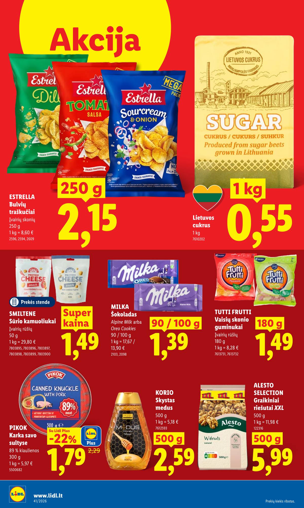 Lidl - LIDL SAVAITĖS Maisto prekių akcijų leidinys 10 puslapis