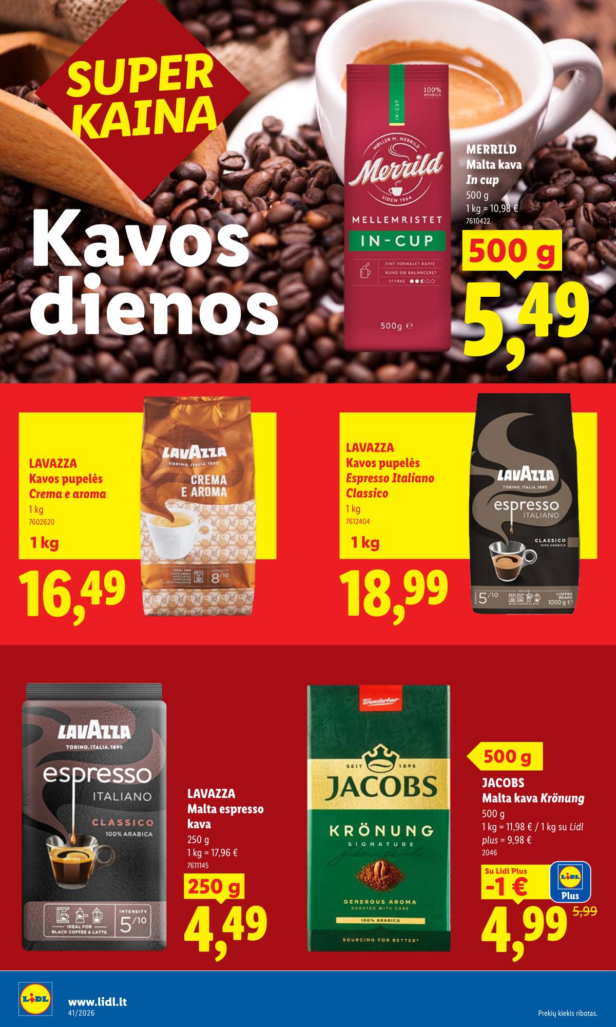 Lidl - LIDL SAVAITĖS Maisto prekių akcijų leidinys 12 puslapis