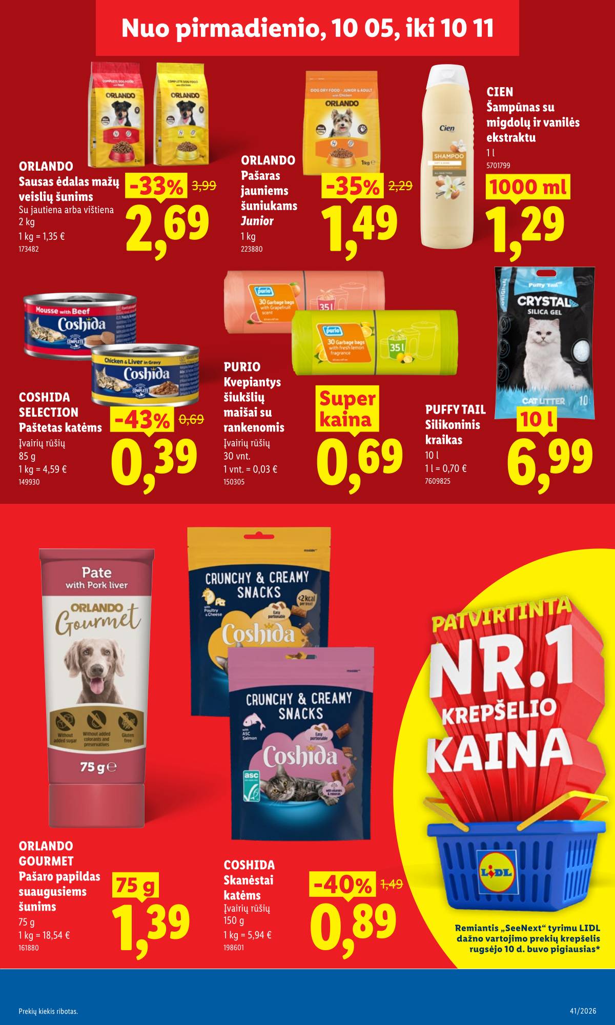 Lidl - LIDL SAVAITĖS Maisto prekių akcijų leidinys 19 puslapis