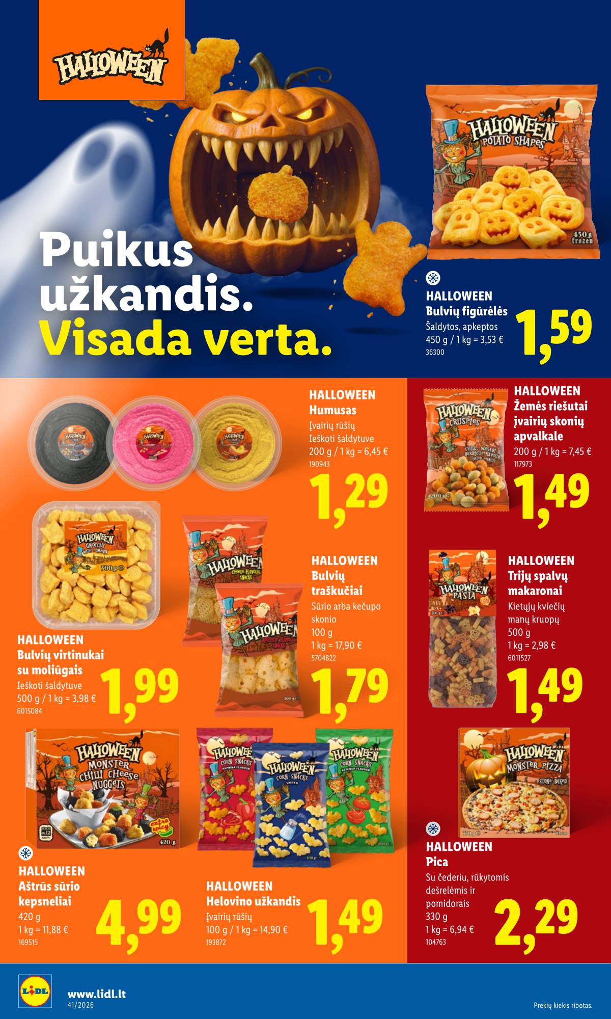 Lidl - LIDL SAVAITĖS Maisto prekių akcijų leidinys 22 puslapis