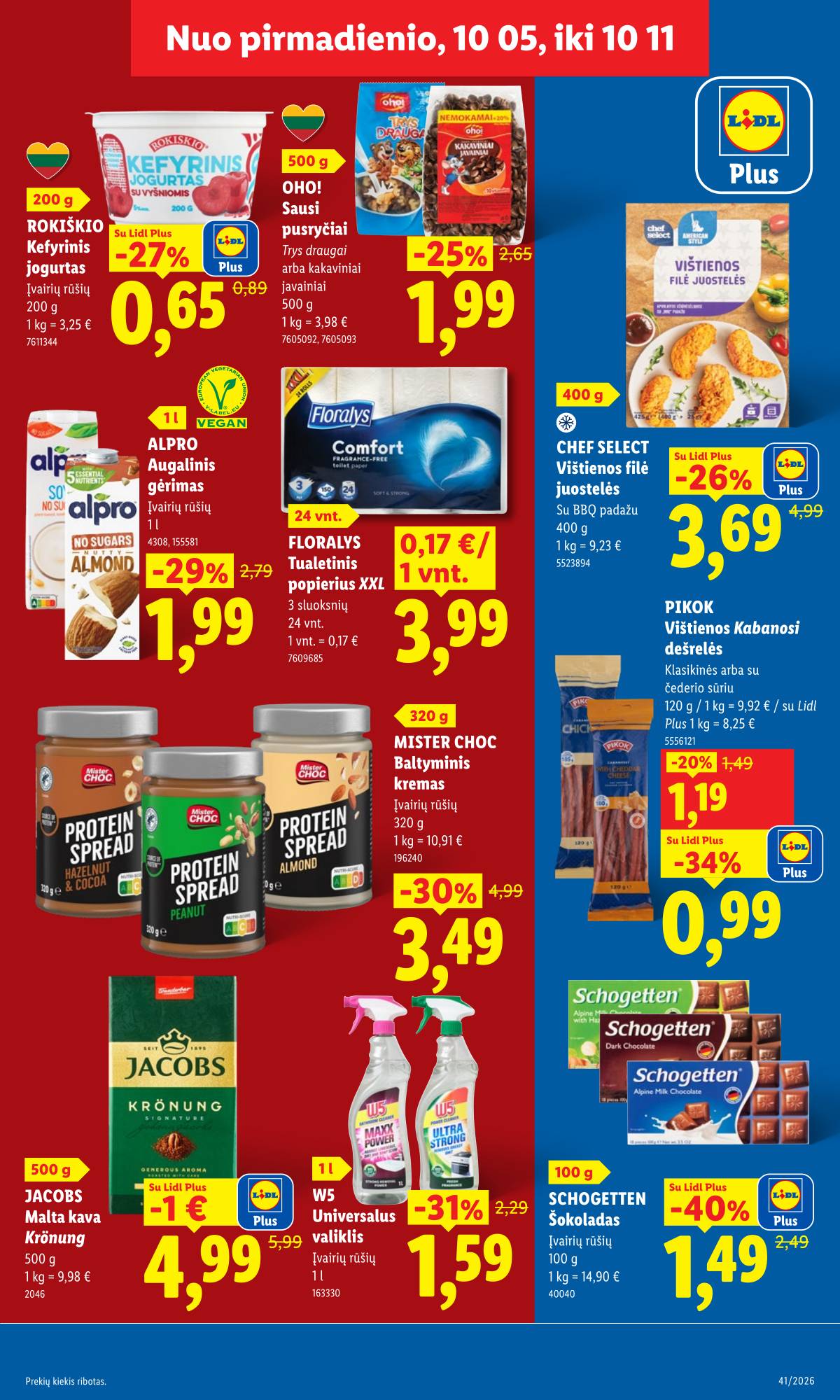 Lidl - LIDL SAVAITĖS Maisto prekių akcijų leidinys 3 puslapis