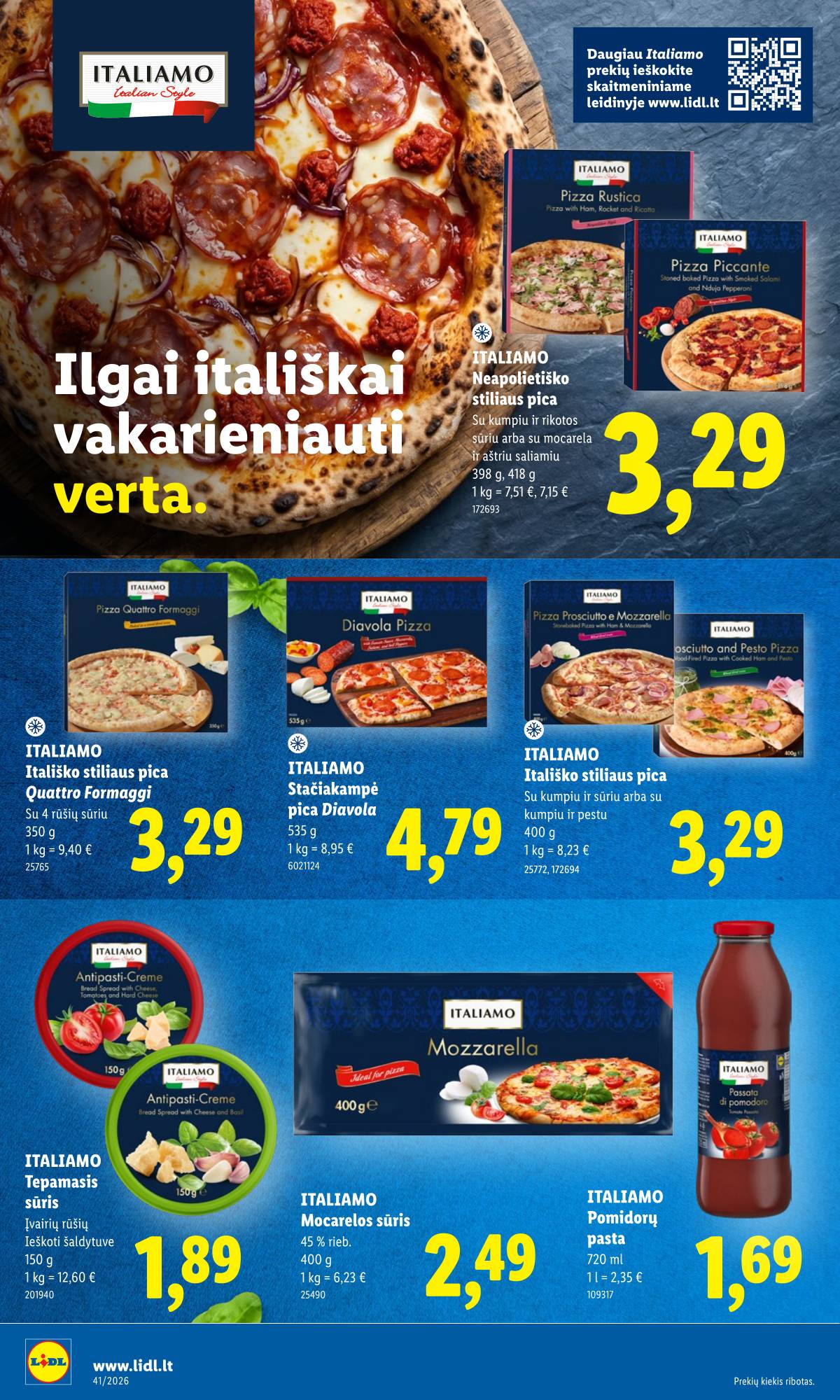 Lidl - LIDL SAVAITĖS Maisto prekių akcijų leidinys 30 puslapis
