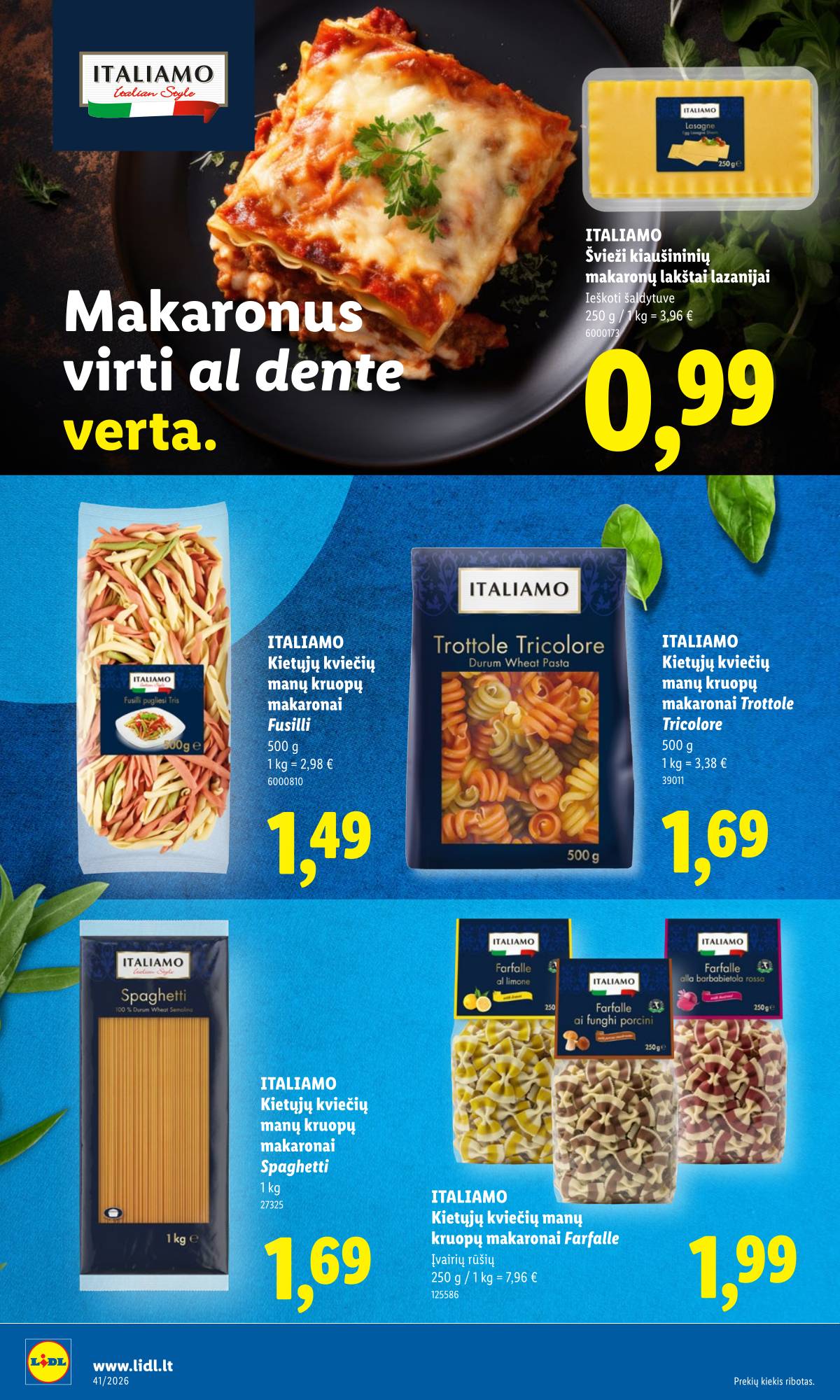 Lidl - LIDL SAVAITĖS Maisto prekių akcijų leidinys 32 puslapis