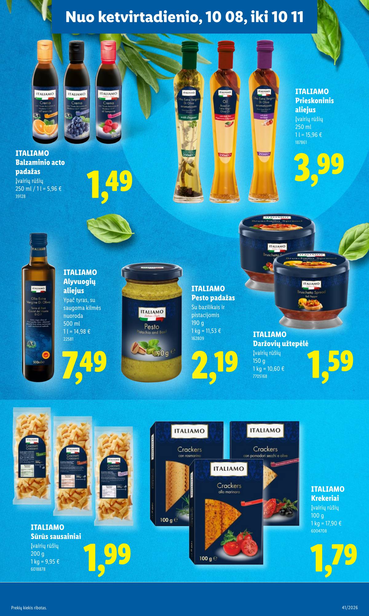 Lidl - LIDL SAVAITĖS Maisto prekių akcijų leidinys 35 puslapis