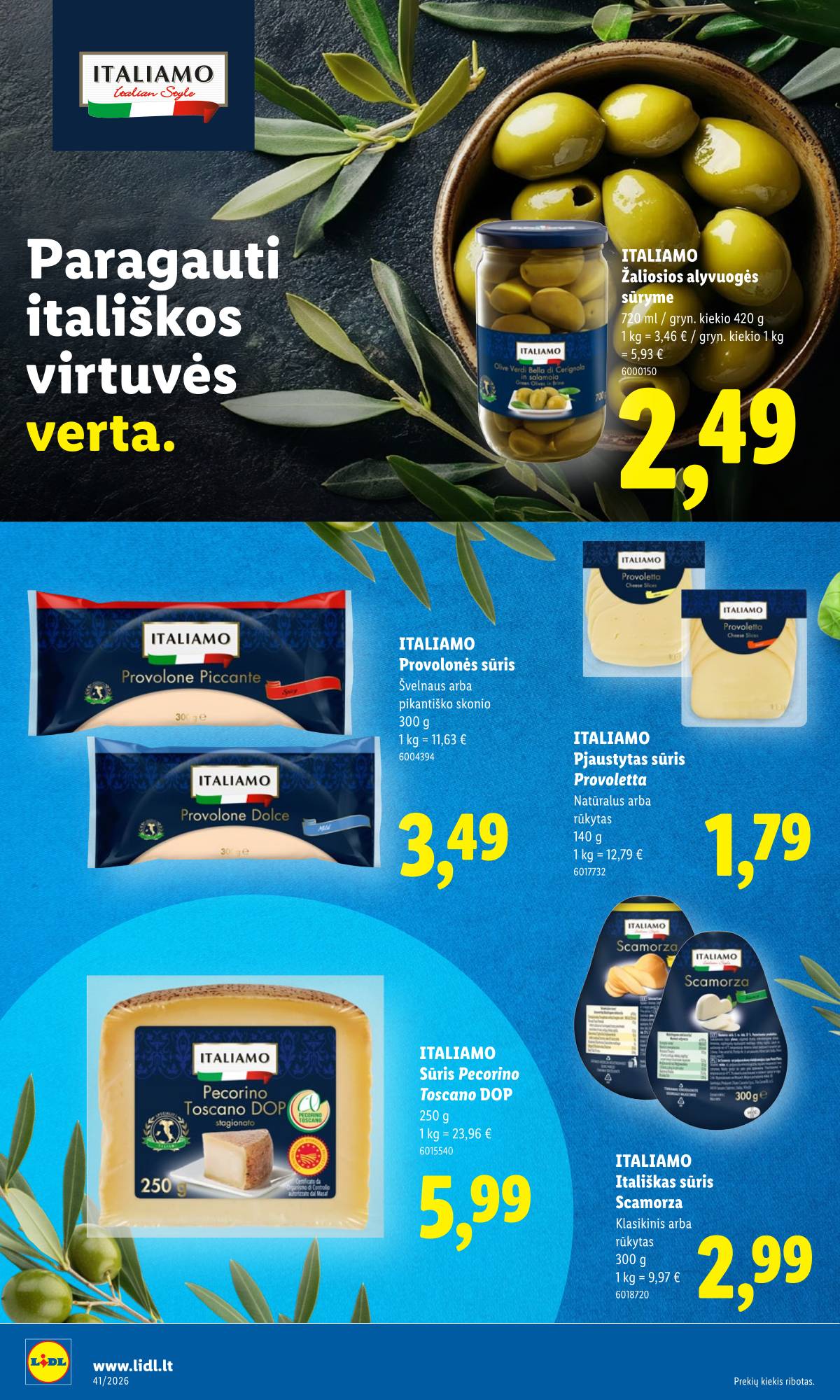 Lidl - LIDL SAVAITĖS Maisto prekių akcijų leidinys 36 puslapis