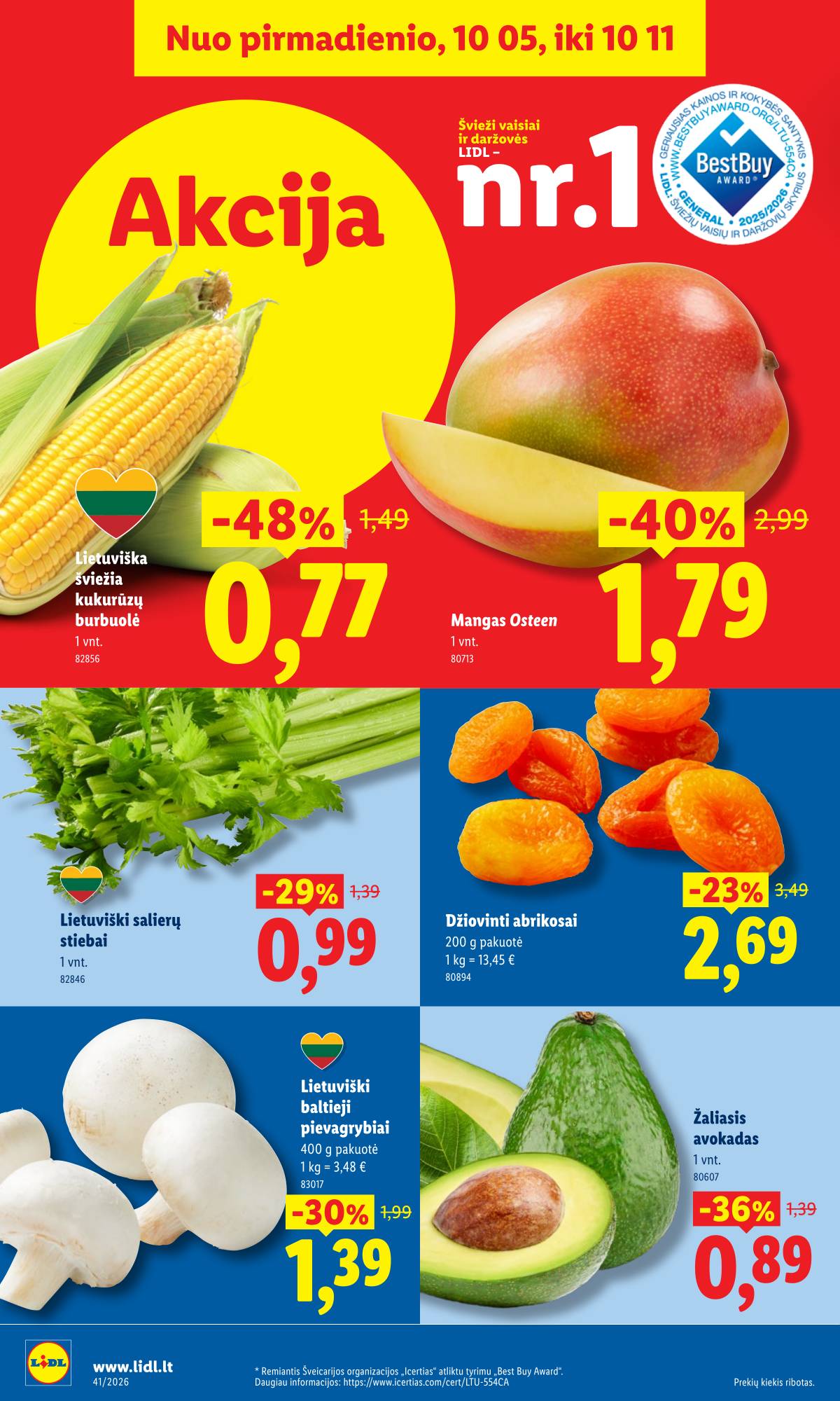 Lidl - LIDL SAVAITĖS Maisto prekių akcijų leidinys 4 puslapis