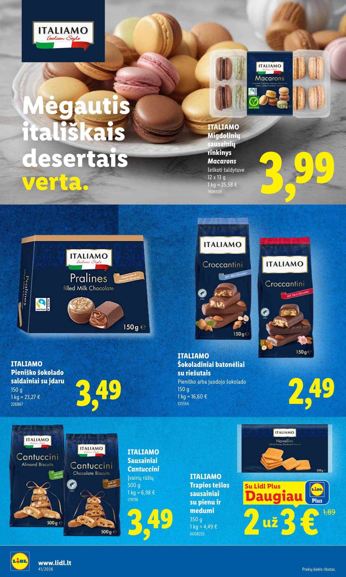 Lidl - LIDL SAVAITĖS Maisto prekių akcijų leidinys 40 puslapis
