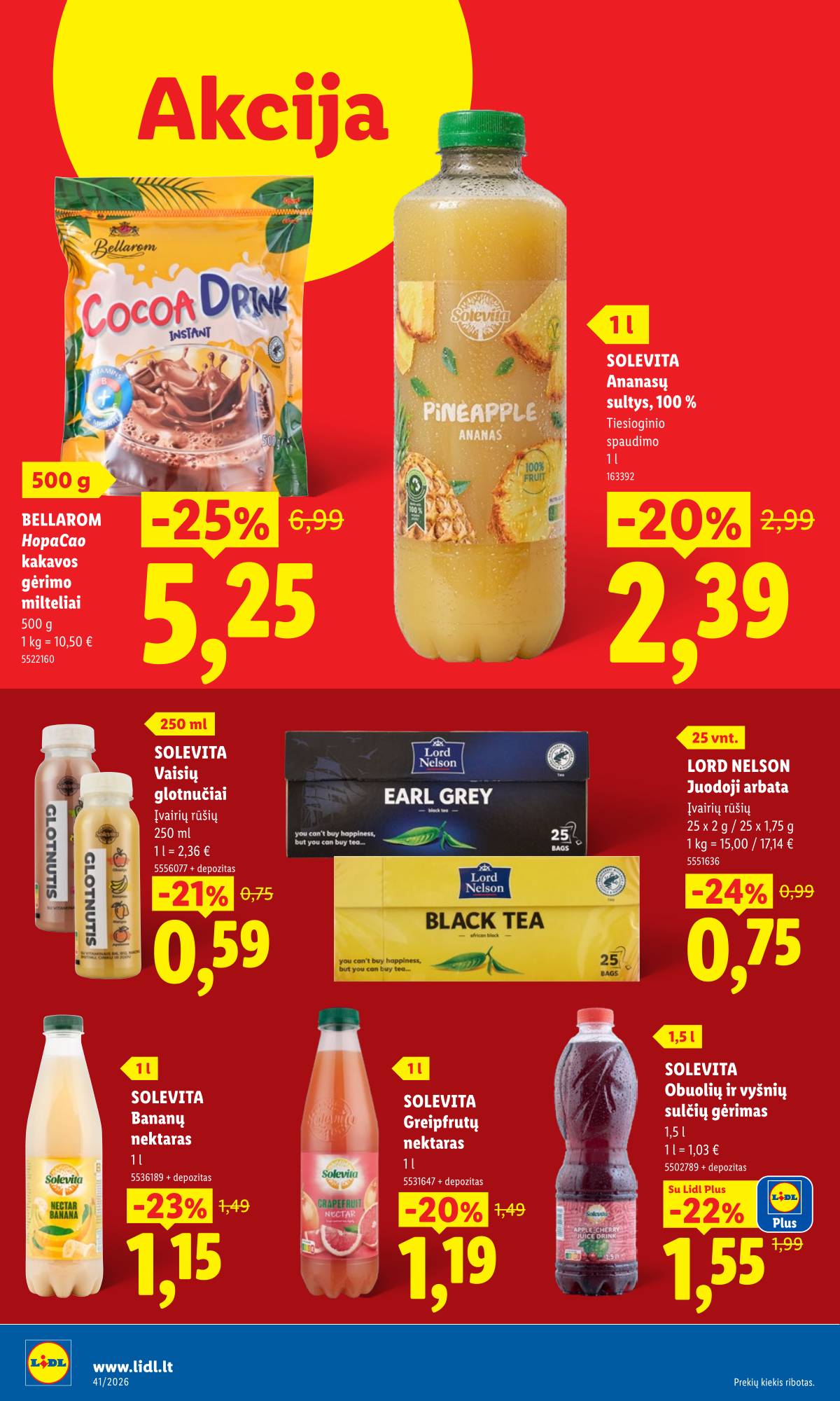 Lidl - LIDL SAVAITĖS Maisto prekių akcijų leidinys 42 puslapis
