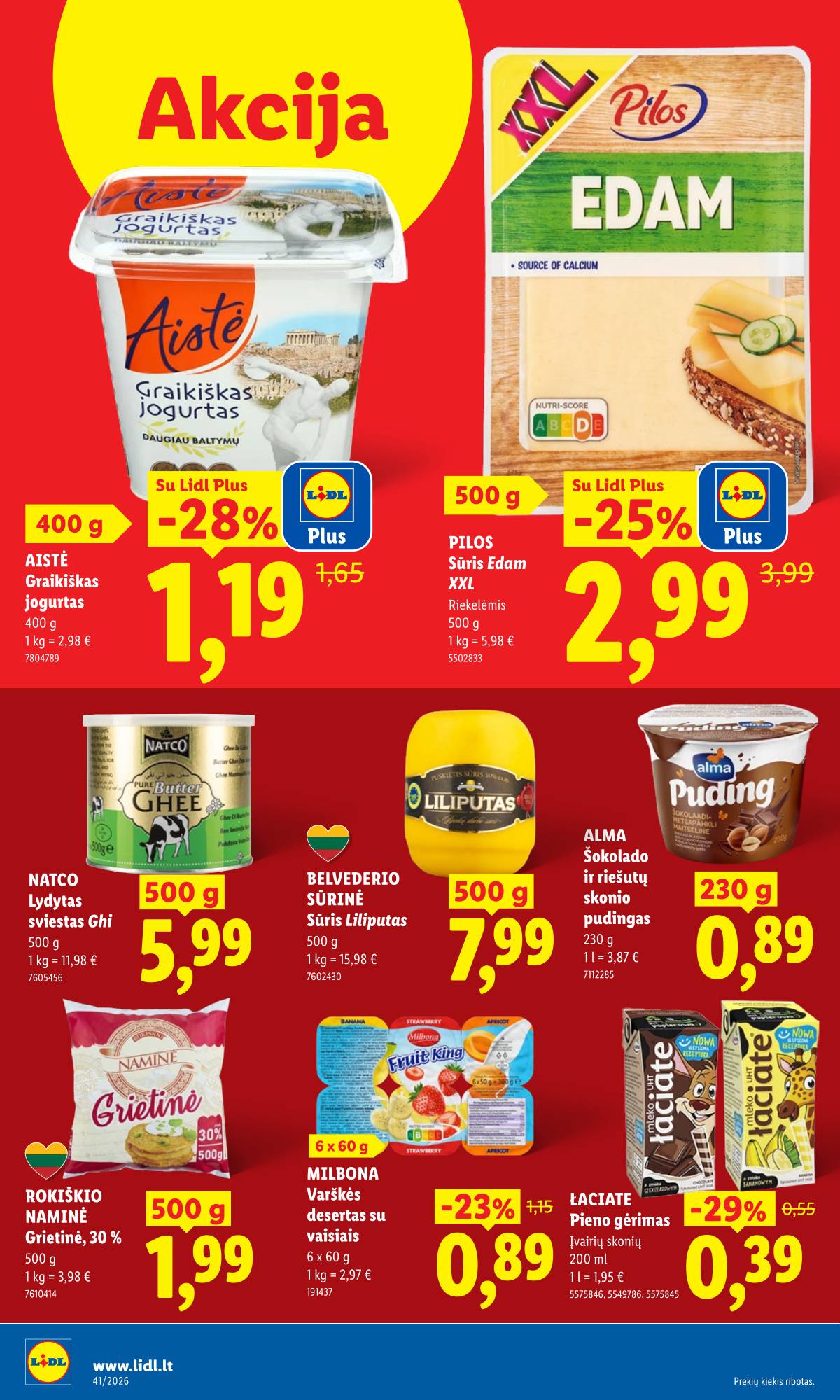 Lidl - LIDL SAVAITĖS Maisto prekių akcijų leidinys 44 puslapis