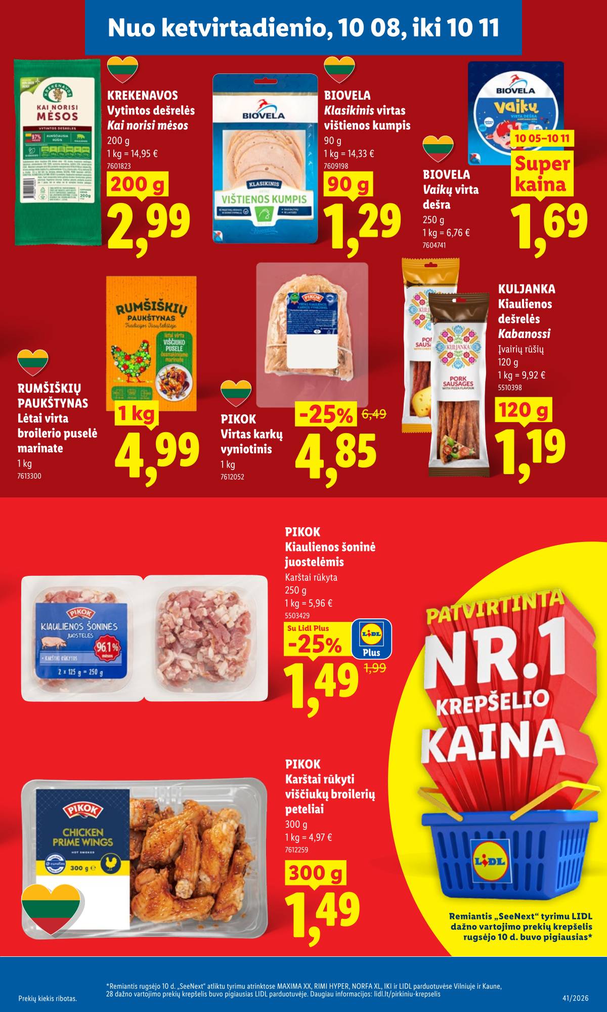 Lidl - LIDL SAVAITĖS Maisto prekių akcijų leidinys 45 puslapis