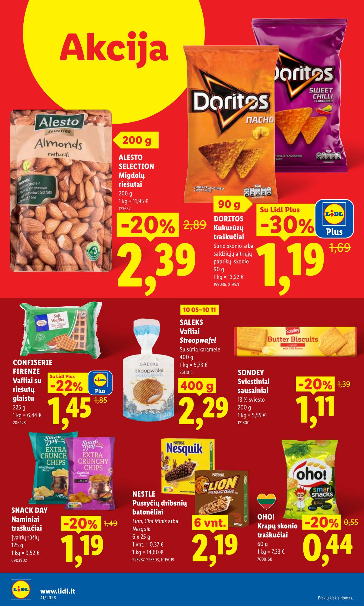 Lidl - LIDL SAVAITĖS Maisto prekių akcijų leidinys 46 puslapis