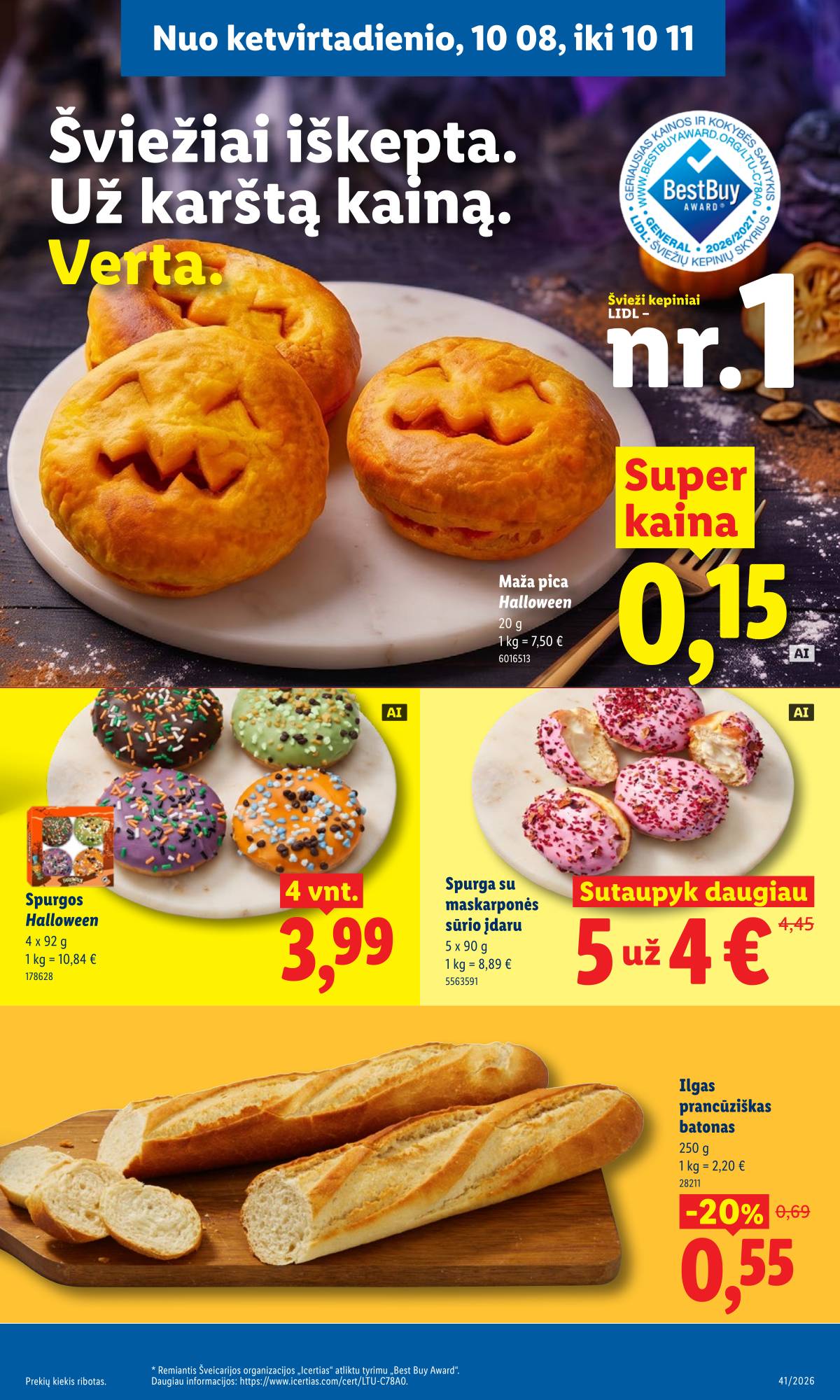 Lidl - LIDL SAVAITĖS Maisto prekių akcijų leidinys 47 puslapis