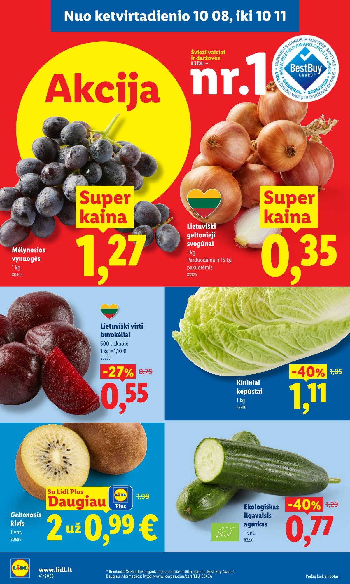 Lidl - LIDL SAVAITĖS Maisto prekių akcijų leidinys 50 puslapis