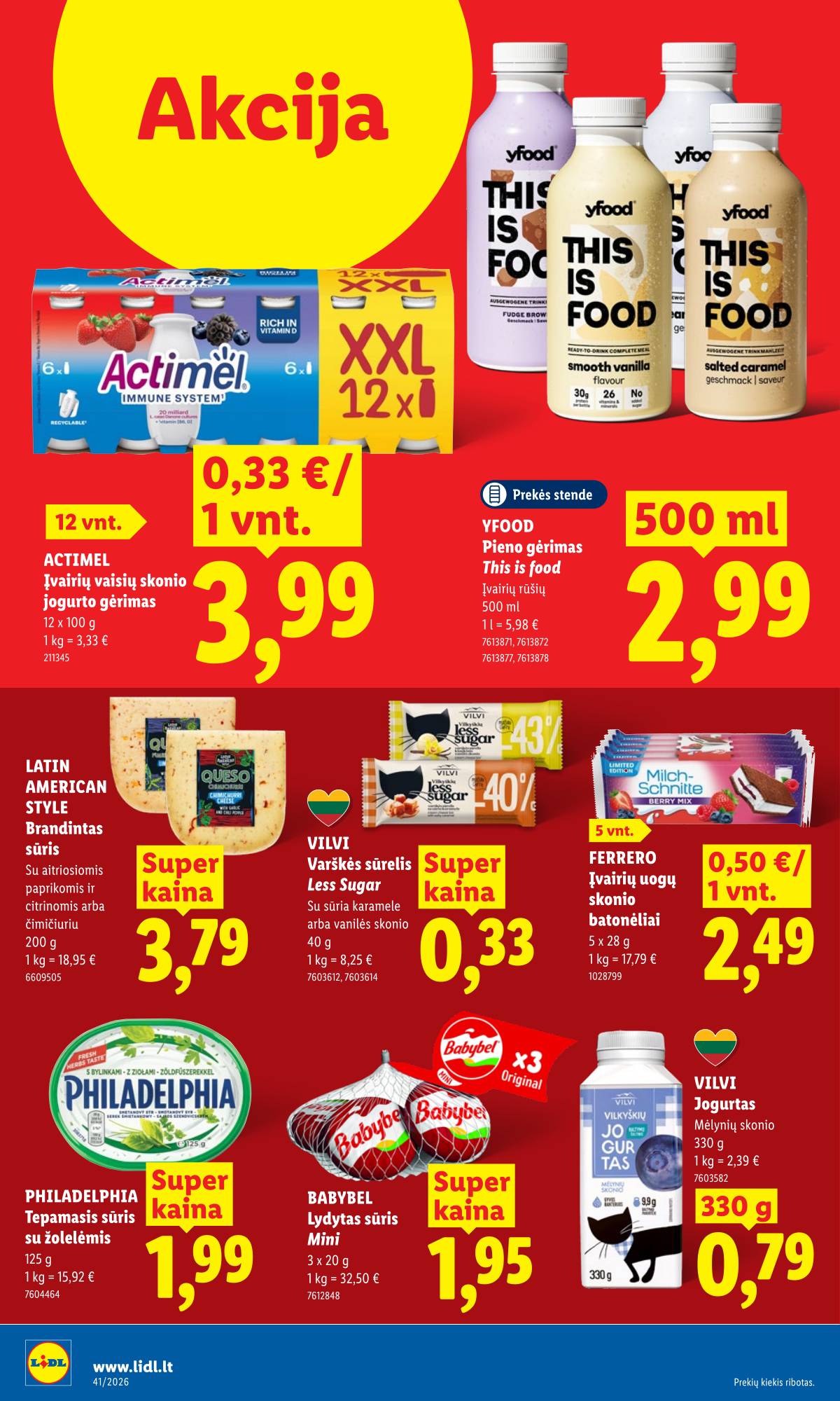 Lidl - LIDL SAVAITĖS Maisto prekių akcijų leidinys 8 puslapis