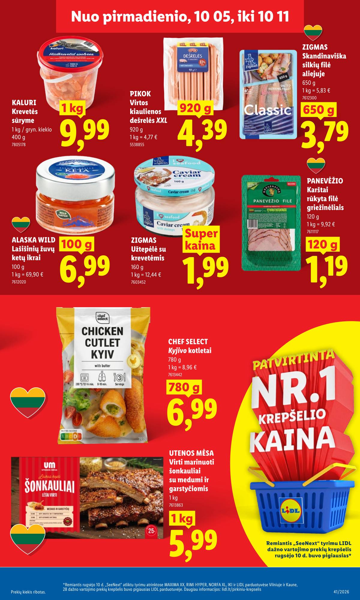 Lidl - LIDL SAVAITĖS Maisto prekių akcijų leidinys 9 puslapis