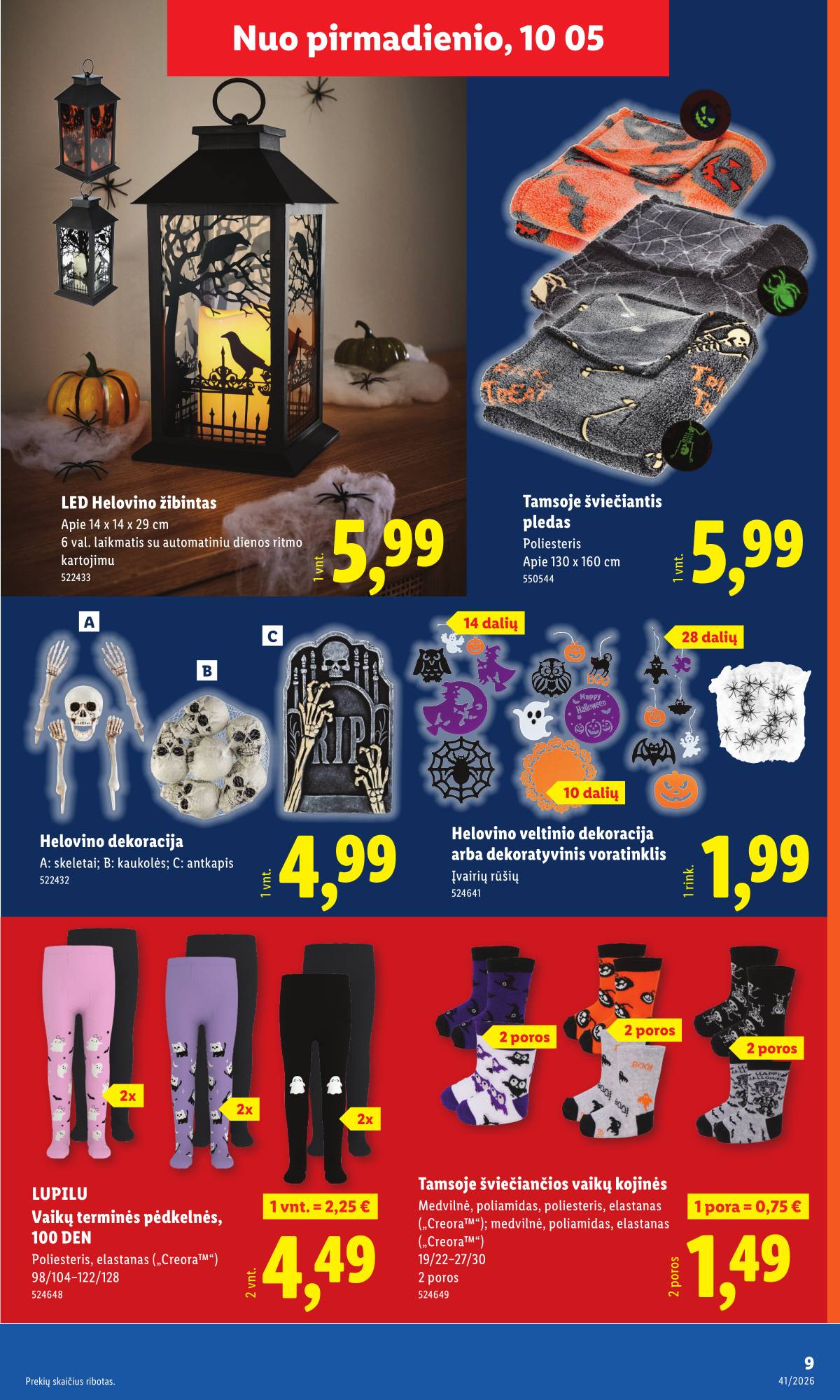 Lidl - LIDL Ne maisto prekių akcijų leidinys 9 puslapis