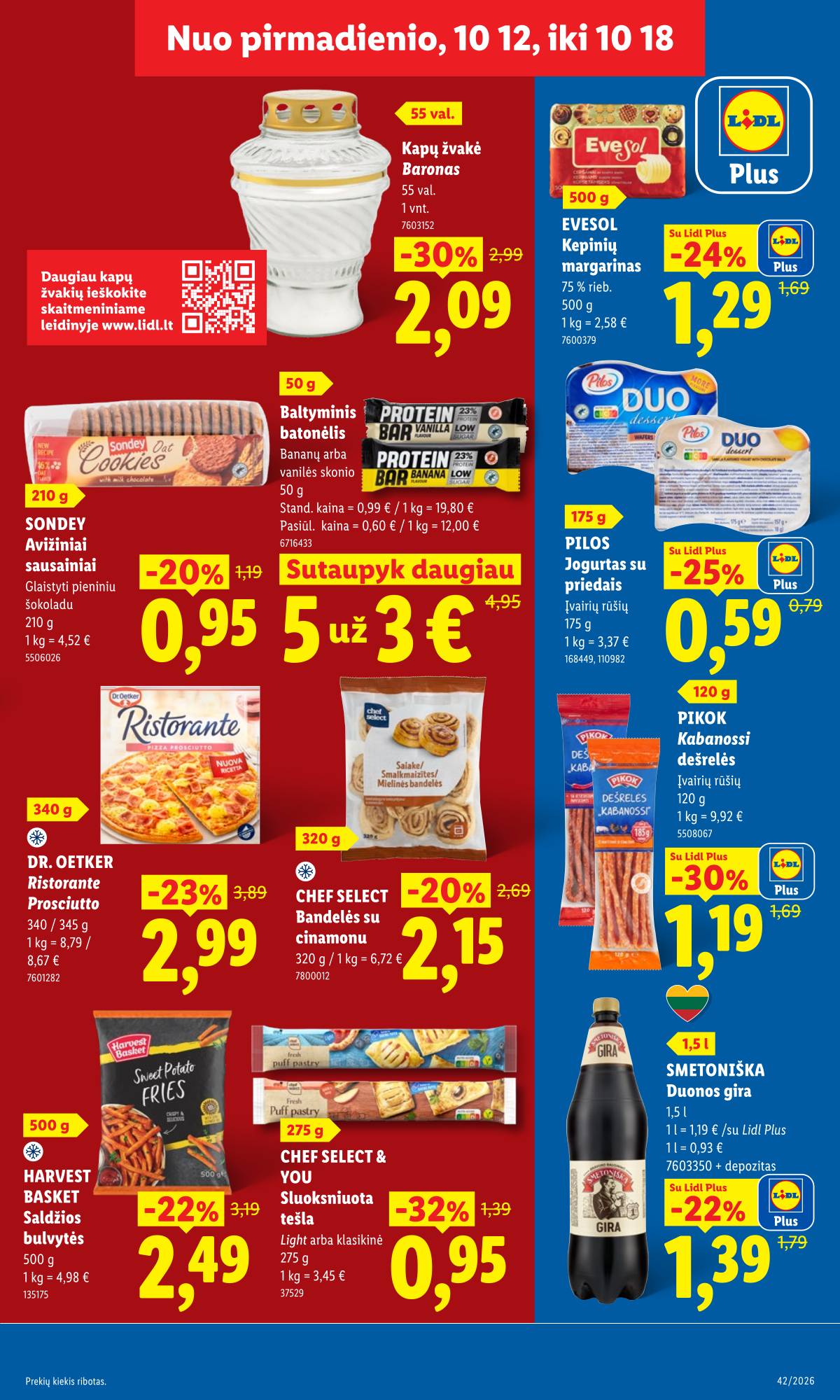 Lidl - LIDL SAVAITĖS Maisto prekių akcijų leidinys 3 puslapis