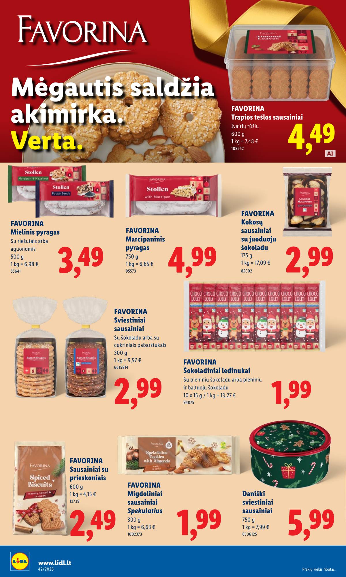 Lidl - LIDL SAVAITĖS Maisto prekių akcijų leidinys 32 puslapis