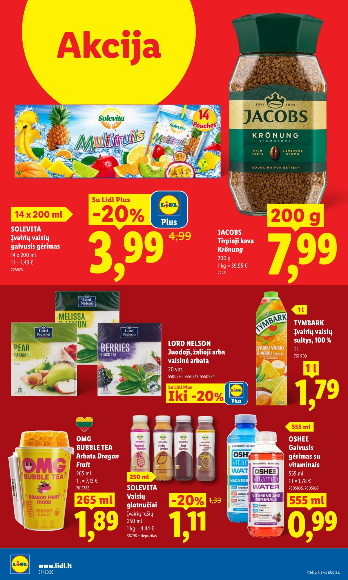 Lidl - LIDL SAVAITĖS Maisto prekių akcijų leidinys 36 puslapis