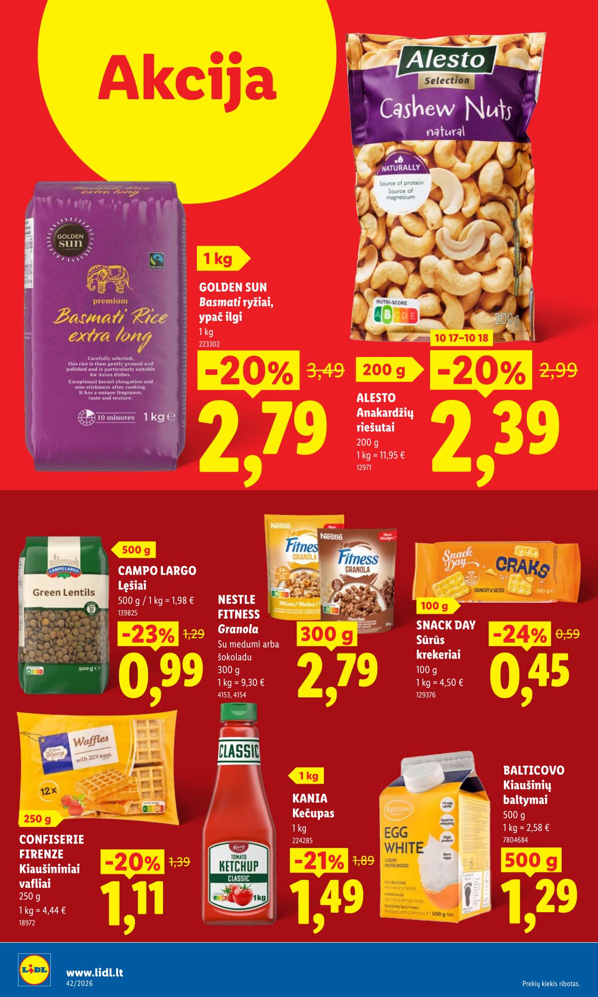 Lidl - LIDL SAVAITĖS Maisto prekių akcijų leidinys 38 puslapis