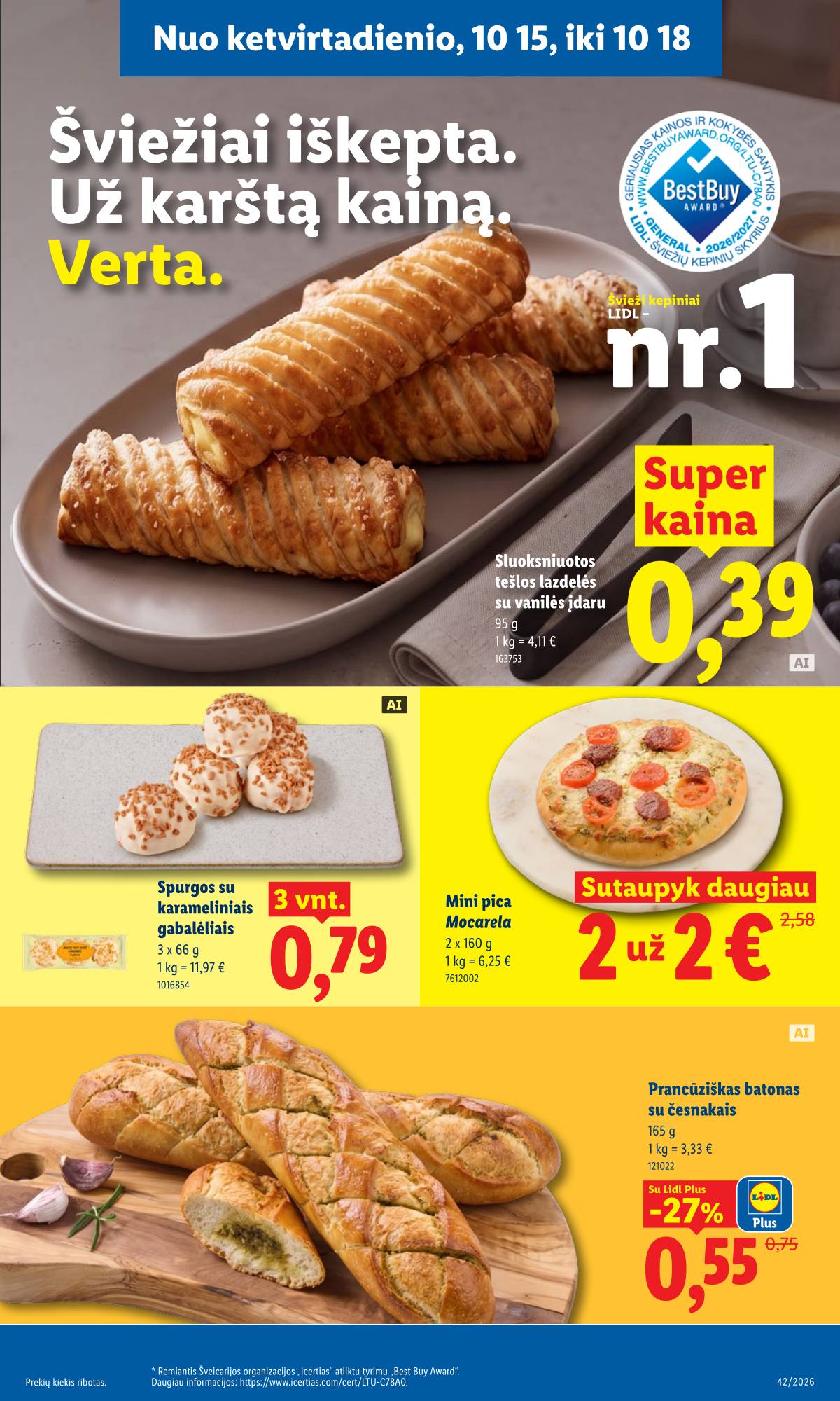 Lidl - LIDL SAVAITĖS Maisto prekių akcijų leidinys 39 puslapis
