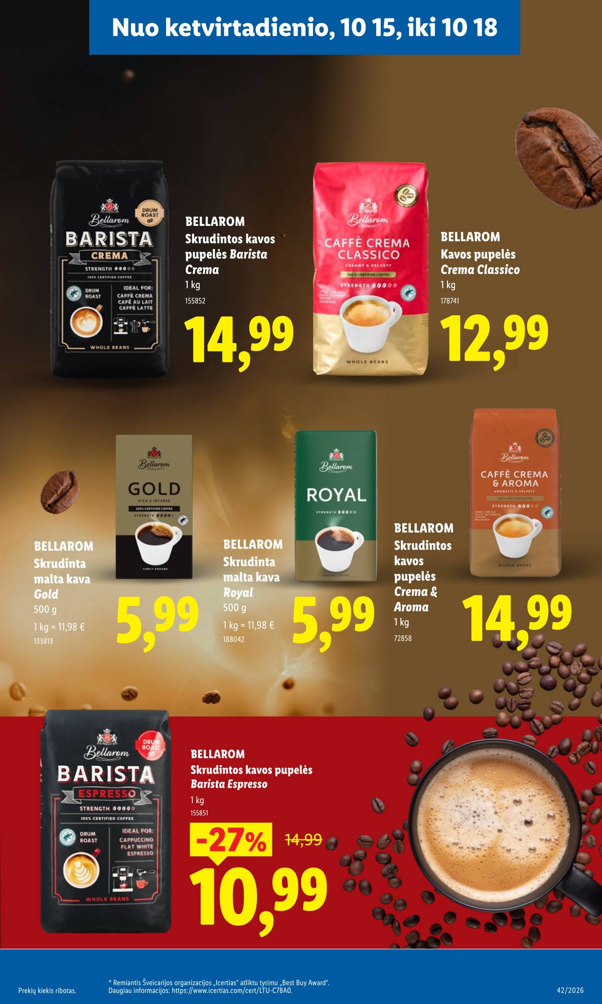 Lidl - LIDL SAVAITĖS Maisto prekių akcijų leidinys 43 puslapis