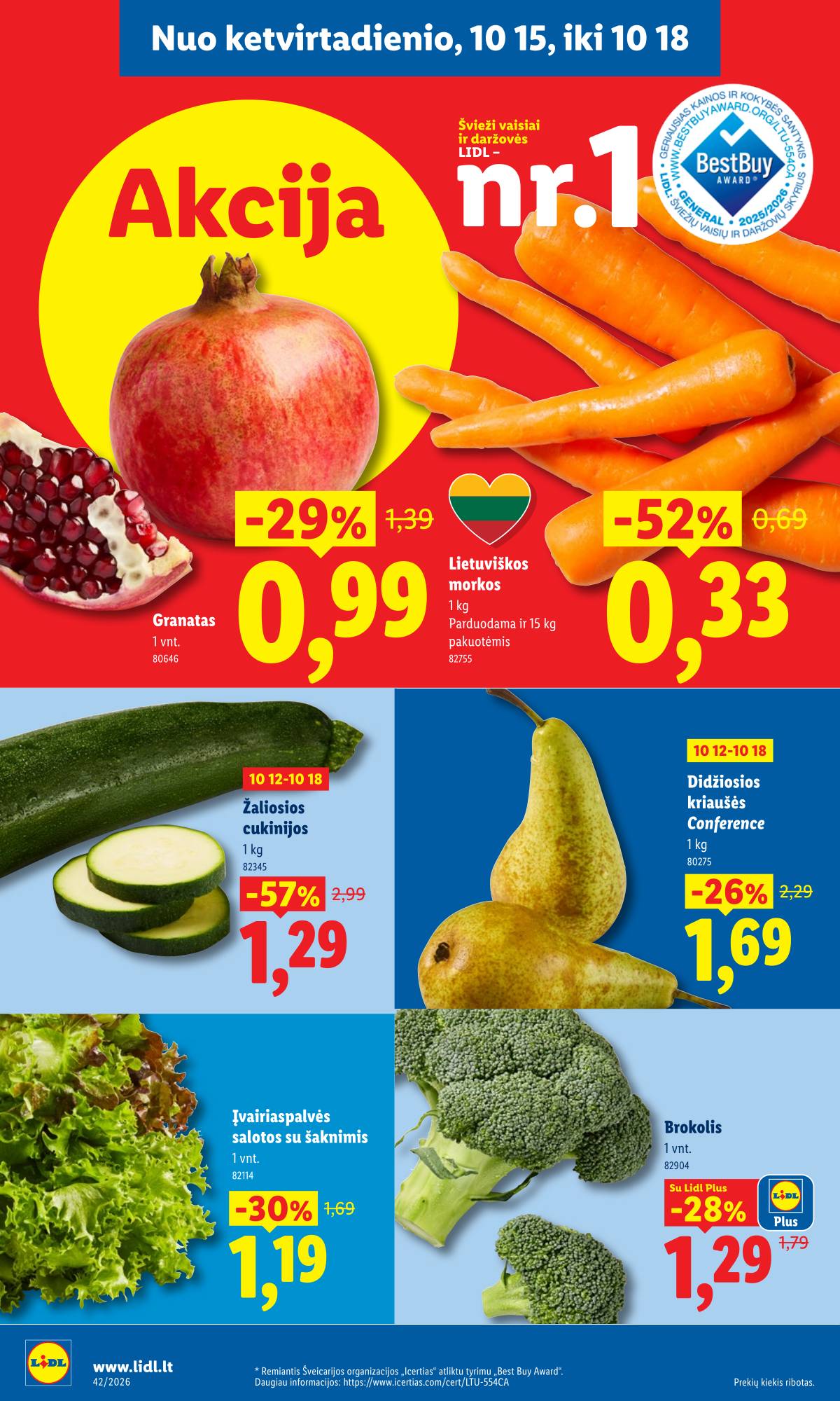 Lidl - LIDL SAVAITĖS Maisto prekių akcijų leidinys 44 puslapis