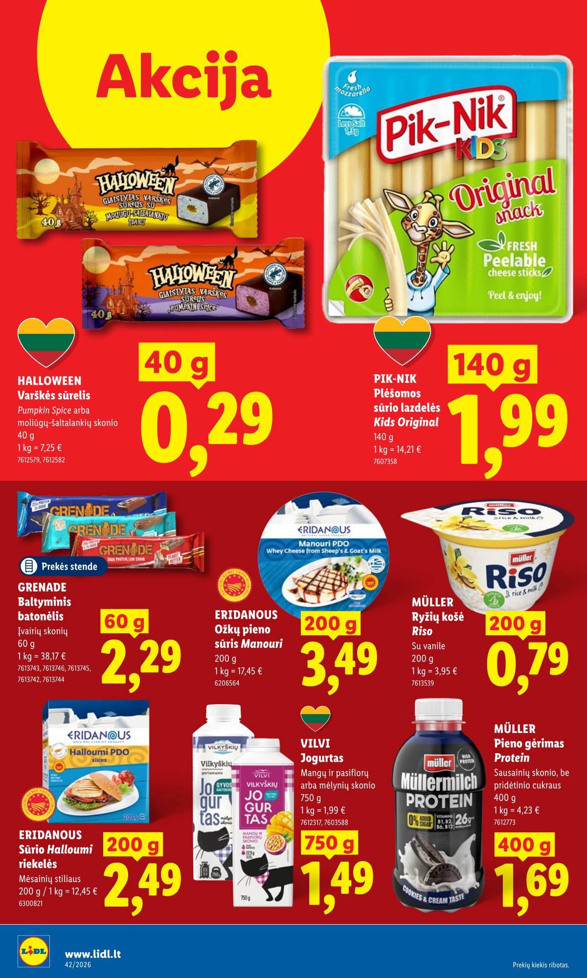 Lidl - LIDL SAVAITĖS Maisto prekių akcijų leidinys 10 puslapis