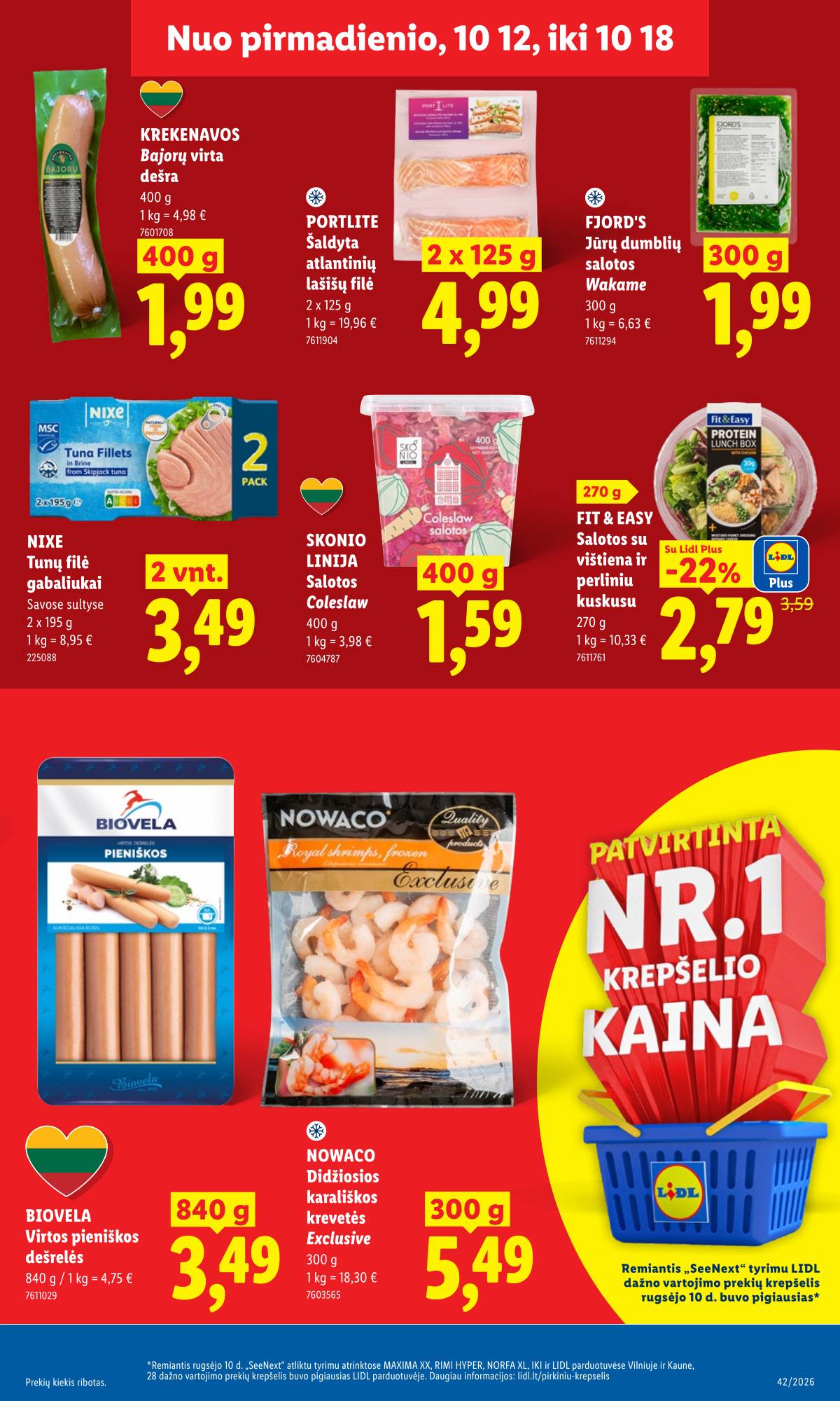 Lidl - LIDL SAVAITĖS Maisto prekių akcijų leidinys 11 puslapis