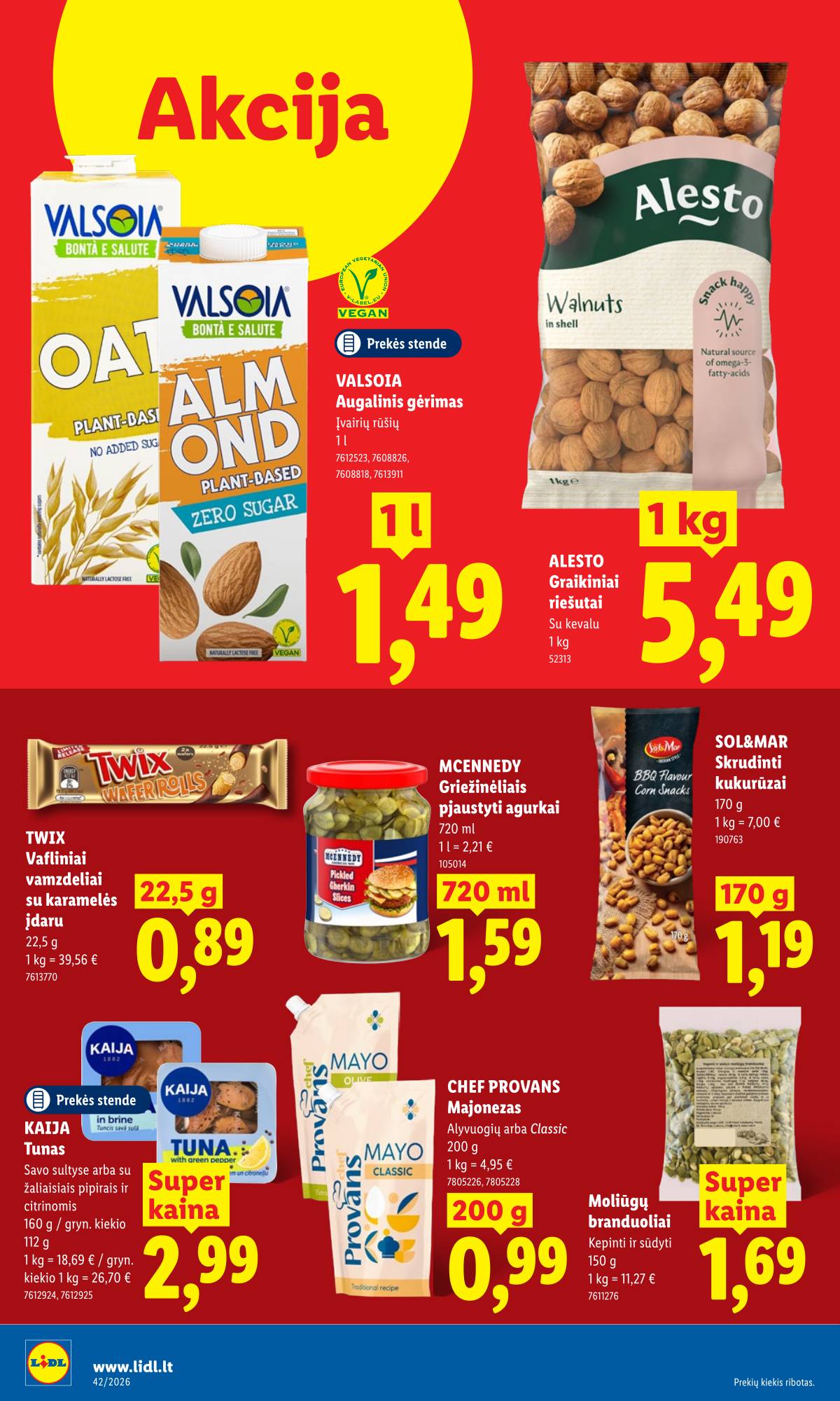 Lidl - LIDL SAVAITĖS Maisto prekių akcijų leidinys 12 puslapis