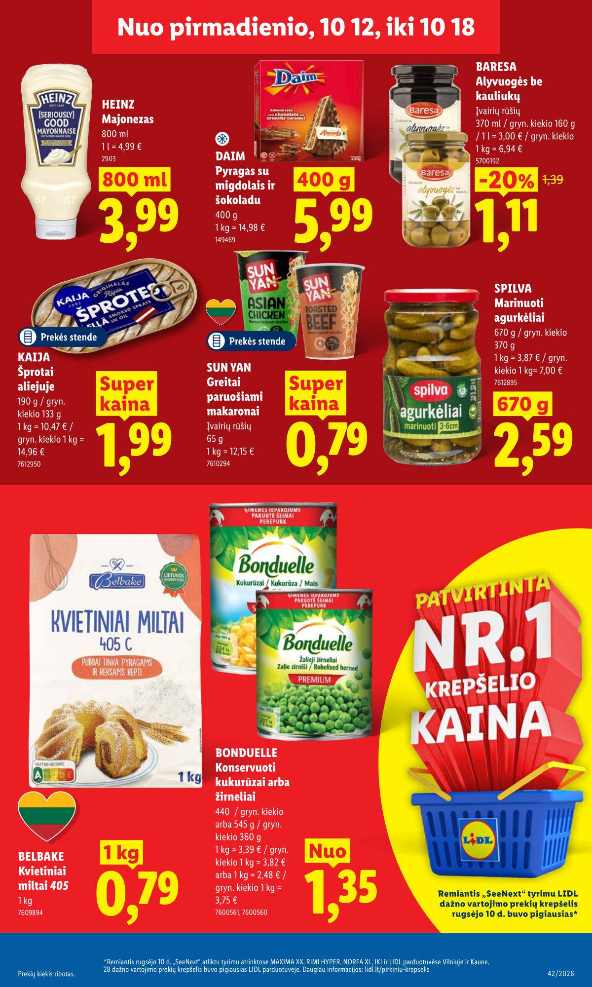 Lidl - LIDL SAVAITĖS Maisto prekių akcijų leidinys 13 puslapis