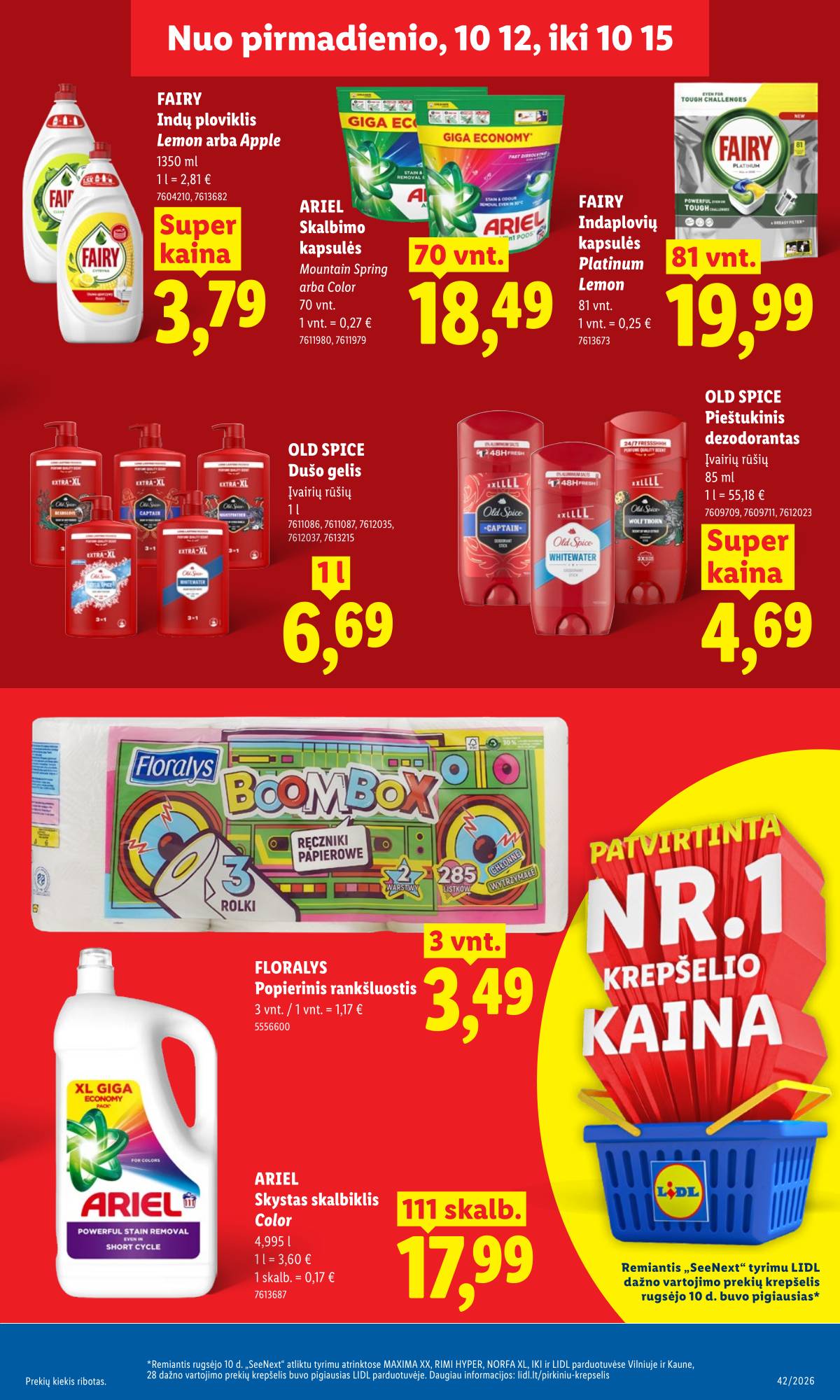 Lidl - LIDL SAVAITĖS Maisto prekių akcijų leidinys 15 puslapis